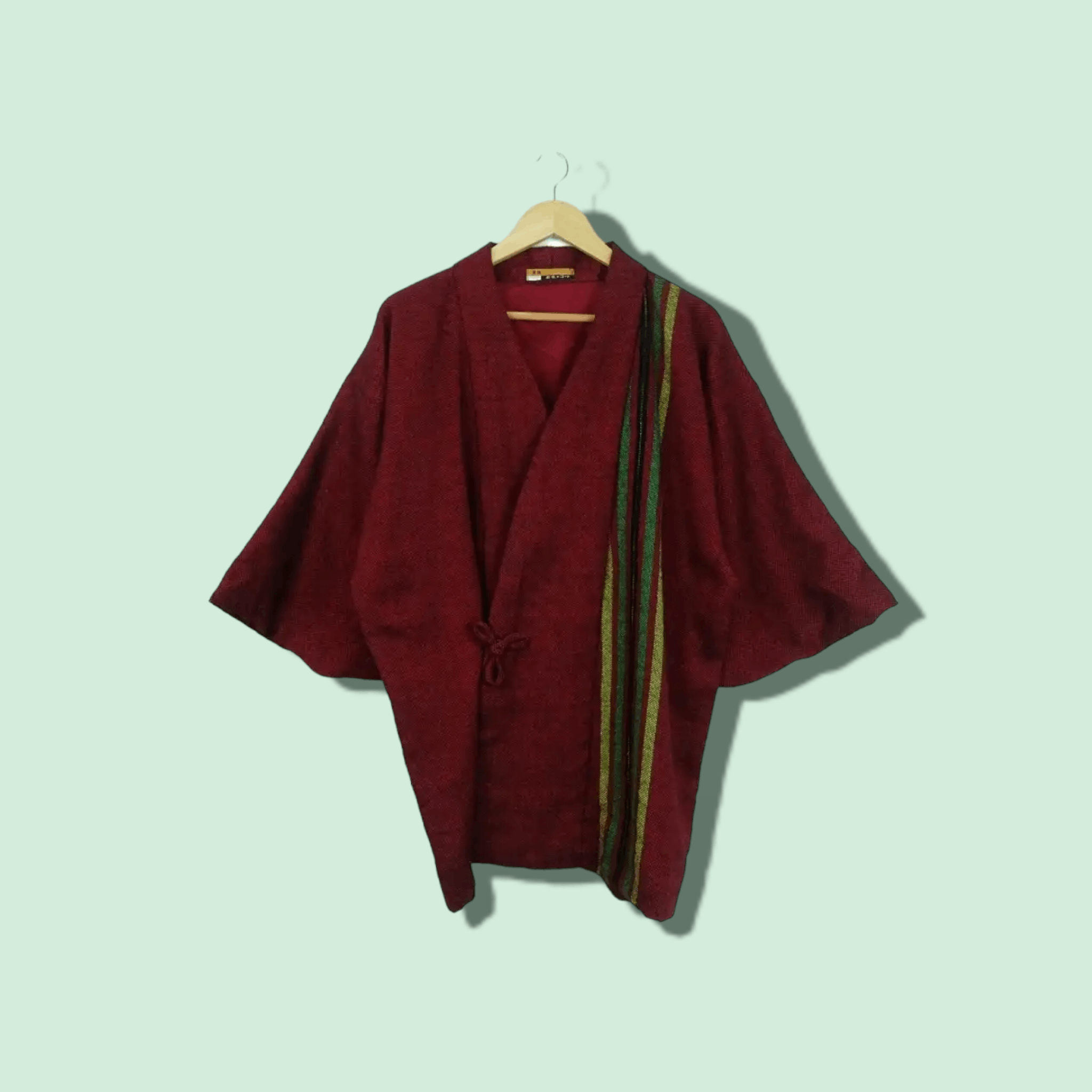 Japanese Brand JAPAN Vintage Classic Nice Design Tailoring Red Kimono Size US M / EU 48-50 / 2 - 1 Thumbnail