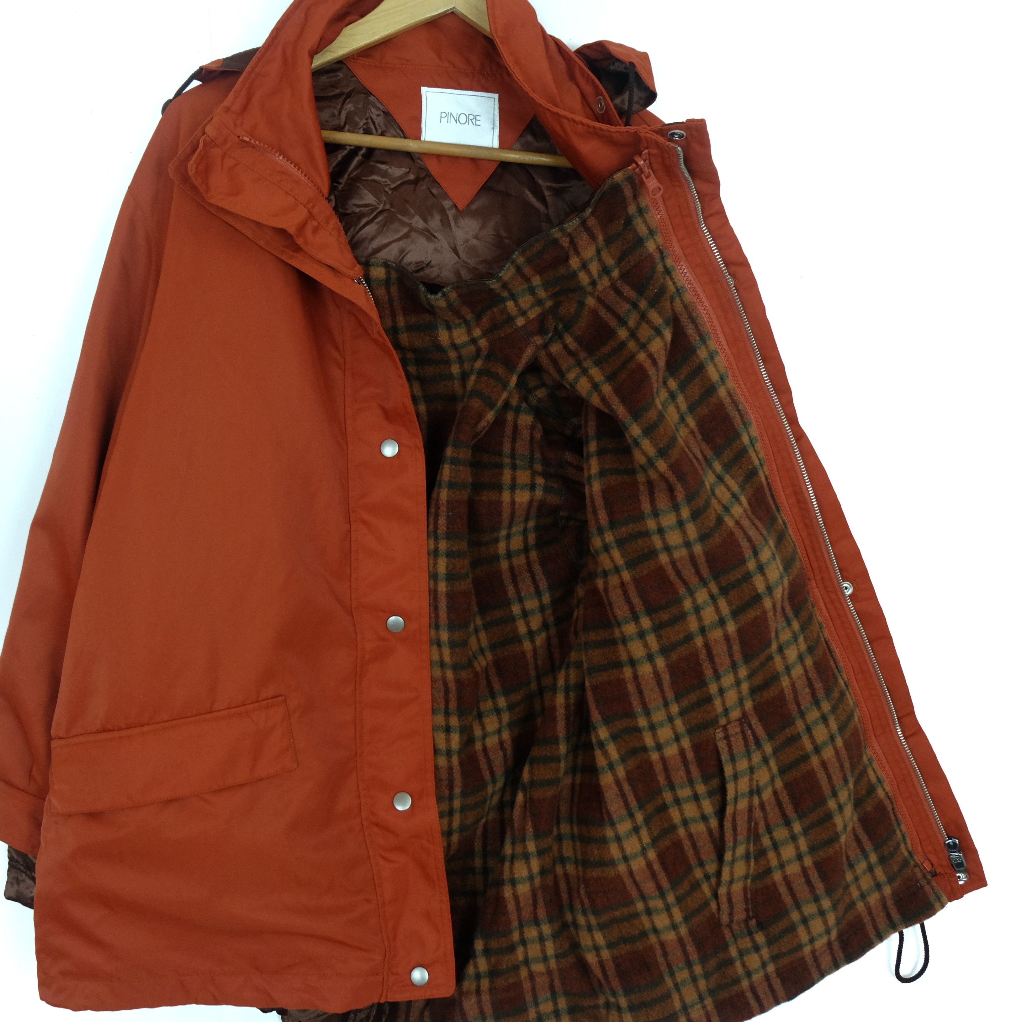 Japanese Brand PINORE Japan Heavy Parka WIndbreaker Jacket Size US L / EU 52-54 / 3 - 7 Thumbnail