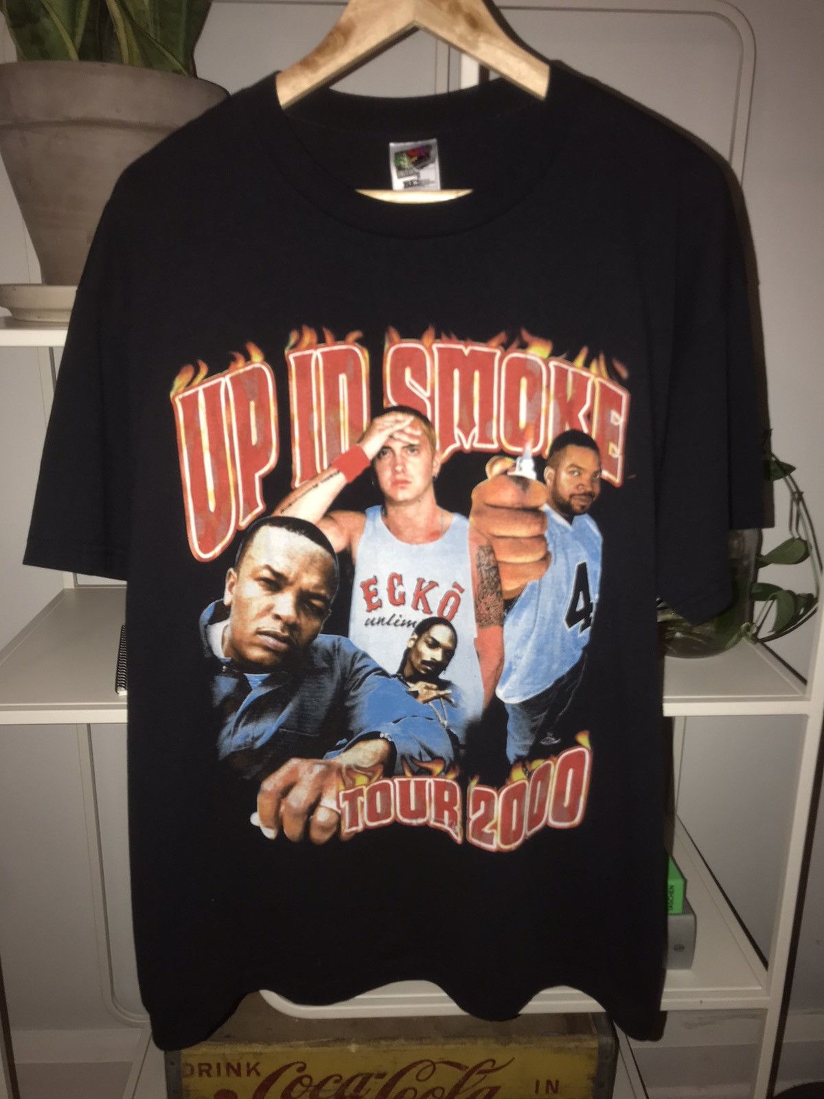 Vintage Vintage Up In Smoke Tour Dre Eminem Snoop Rap Tee T Shirt Grailed 