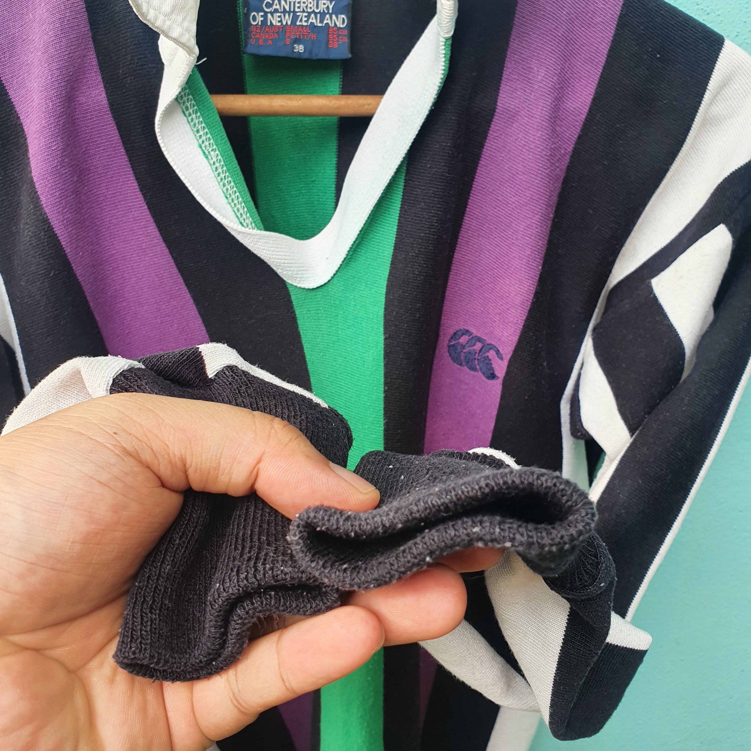 Canterbury of New Zealand × Vintage VINTAGE CANTERBURY OF NEW ZEALAND UGLY JERSEY RUGBY Size US S / EU 44-46 / 1 - 5 Thumbnail