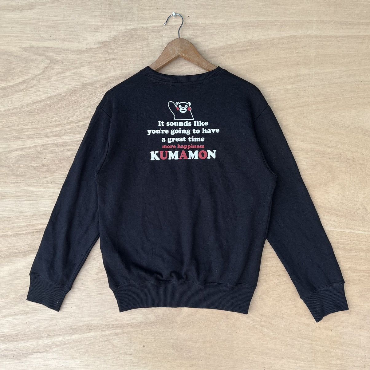 Anime × Japanese Brand × Other SWEATSHIRT KUMAMON MORE HAPPINESS MASCOT OF JAPAN Size M / US 6-8 / IT 42-44 - 2 Thumbnail