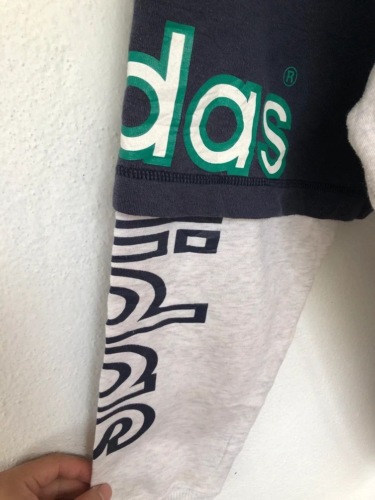 Adidas DOPE🔥 VINTAGE ADIDAS JAPAN BIG EMBROIDERIES LOGO HOODIE Size US XL / EU 56 / 4 - 5 Thumbnail