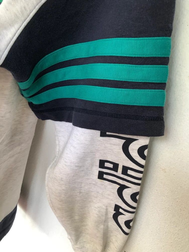 Adidas DOPE🔥 VINTAGE ADIDAS JAPAN BIG EMBROIDERIES LOGO HOODIE Size US XL / EU 56 / 4 - 8 Thumbnail