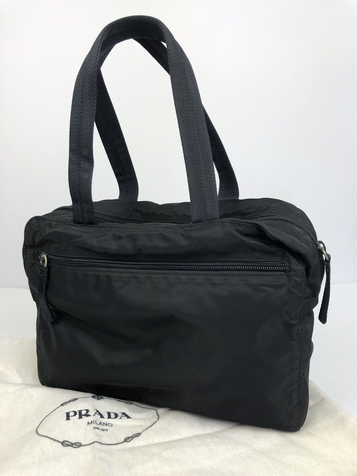 Prada Prada tessuto nero nylon tote bag Size ONE SIZE - 2 Thumbnail