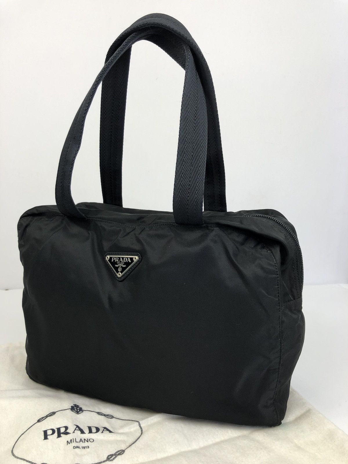 Prada Prada tessuto nero nylon tote bag Size ONE SIZE - 1 Thumbnail