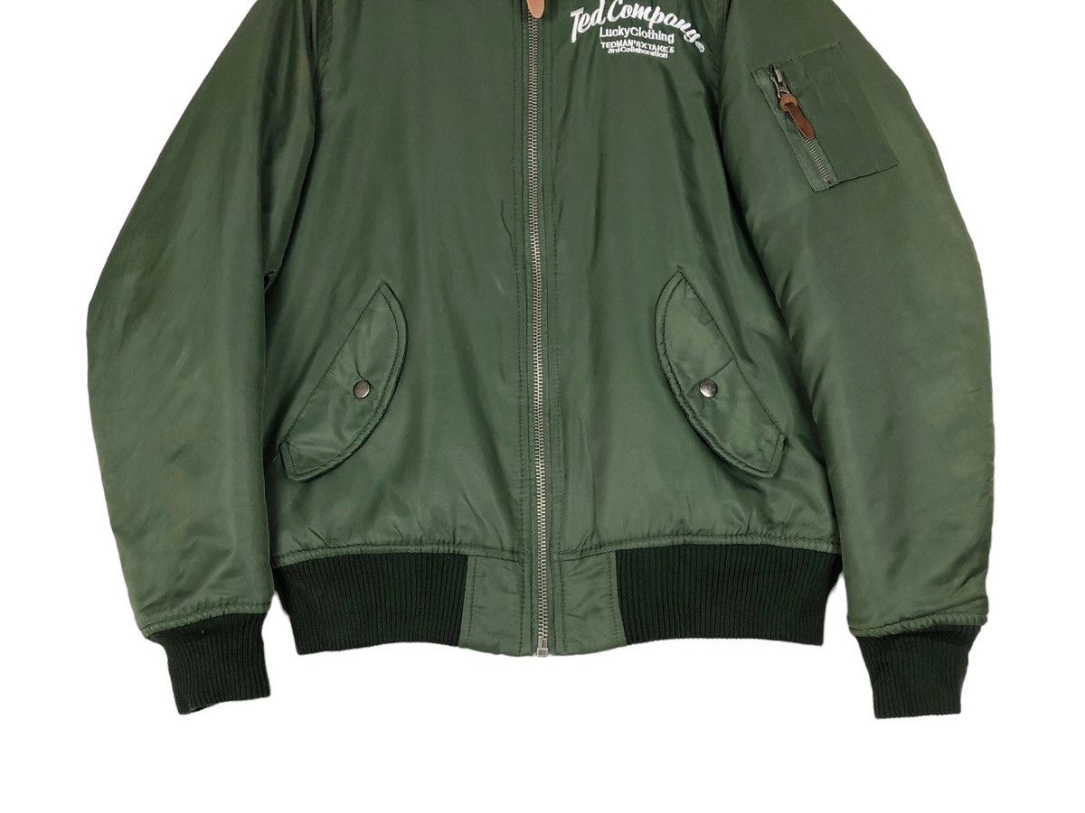 ted Company テッドマン flight jacket MA-1 Tedman MA-1 Flight Jacket Men's Custom MA1 Bomber with Patch