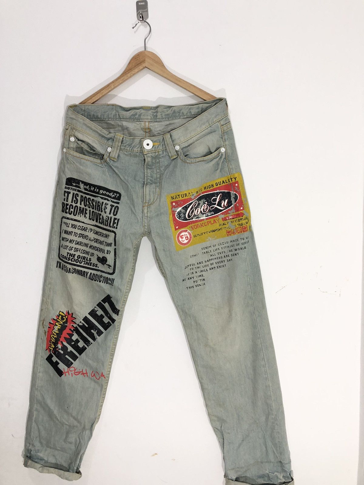 Hysteric Glamour CO & LU DENIM SELVEDGE/FREHEIT/PLAY GAME Size US 36 / EU 52 - 3 Thumbnail