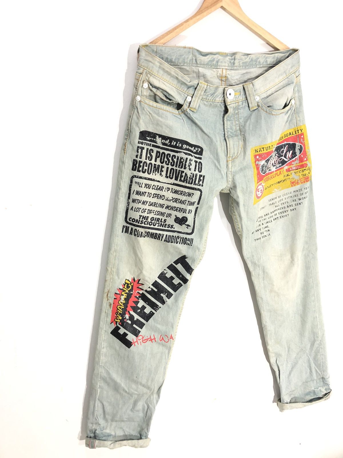 Hysteric Glamour CO & LU DENIM SELVEDGE/FREHEIT/PLAY GAME Size US 36 / EU 52 - 2 Thumbnail
