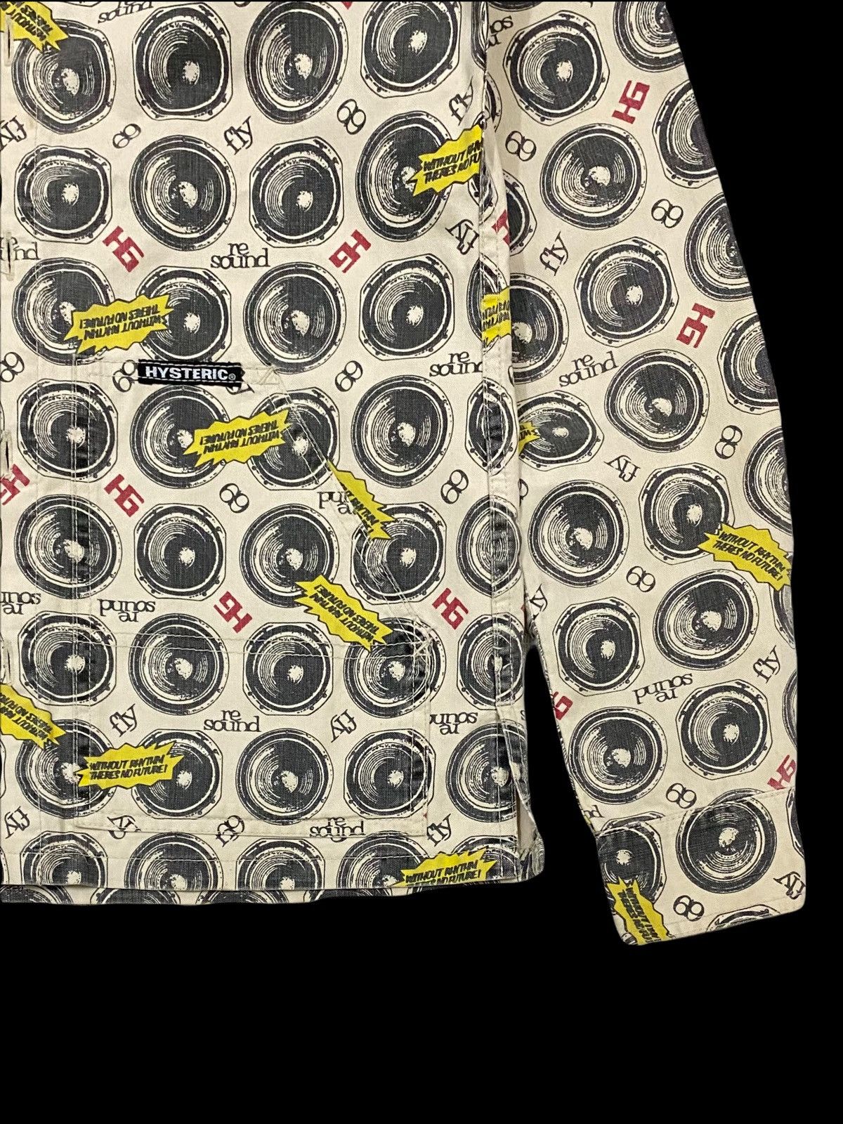 Hysteric Glamour × Seditionaries VTG HYSTERIC GLAMOUR RE SOUND OVERPRINT WORKWEAR JACKET Size US S / EU 44-46 / 1 - 8 Thumbnail