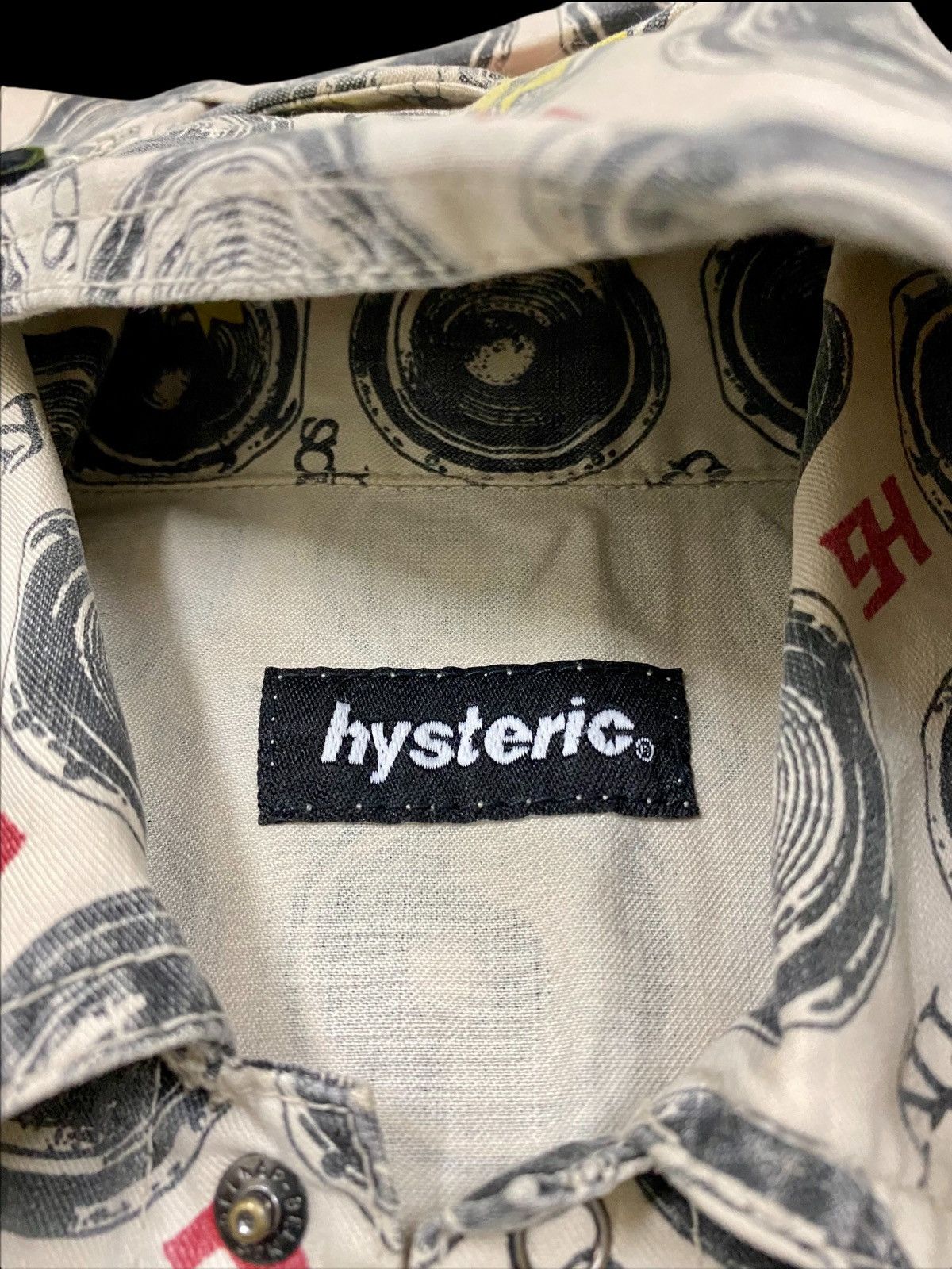 Hysteric Glamour × Seditionaries VTG HYSTERIC GLAMOUR RE SOUND OVERPRINT WORKWEAR JACKET Size US S / EU 44-46 / 1 - 16 Thumbnail