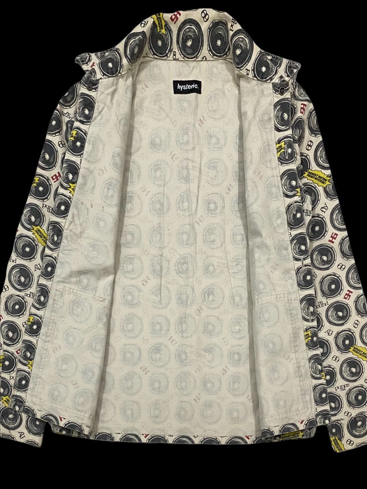 Hysteric Glamour × Seditionaries VTG HYSTERIC GLAMOUR RE SOUND OVERPRINT WORKWEAR JACKET Size US S / EU 44-46 / 1 - 13 Thumbnail