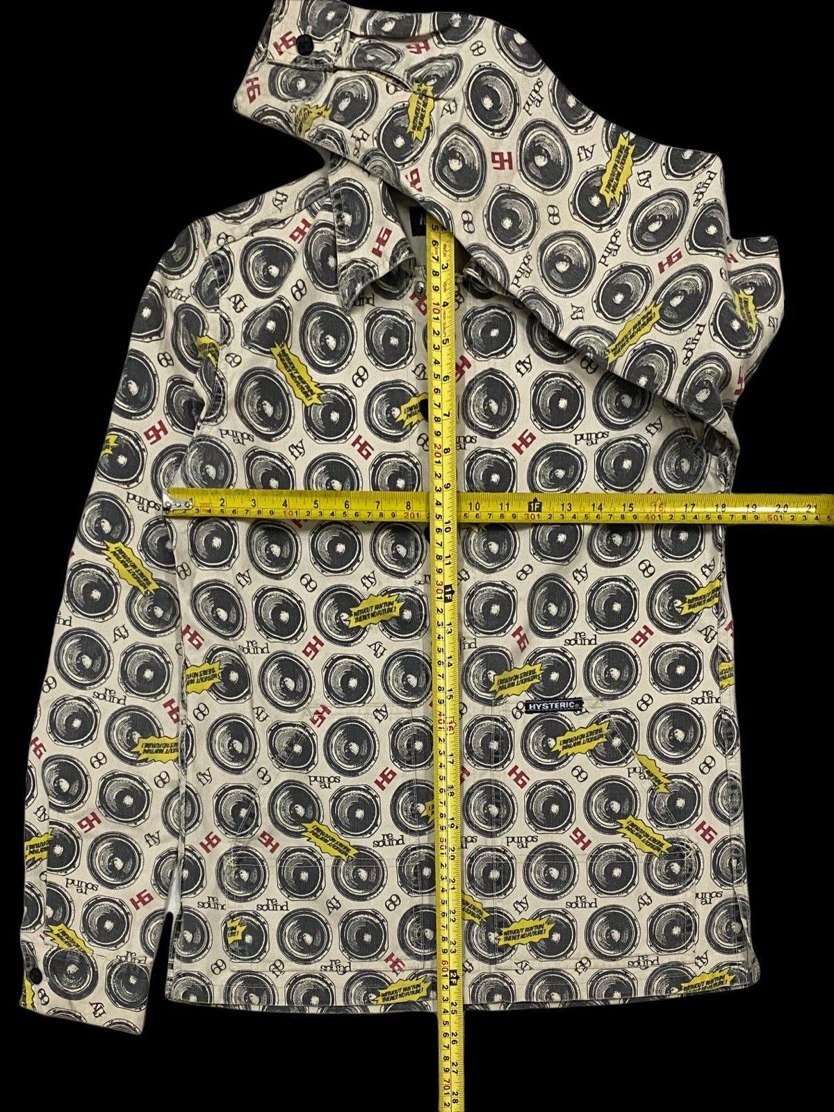 Hysteric Glamour × Seditionaries VTG HYSTERIC GLAMOUR RE SOUND OVERPRINT WORKWEAR JACKET Size US S / EU 44-46 / 1 - 18 Thumbnail