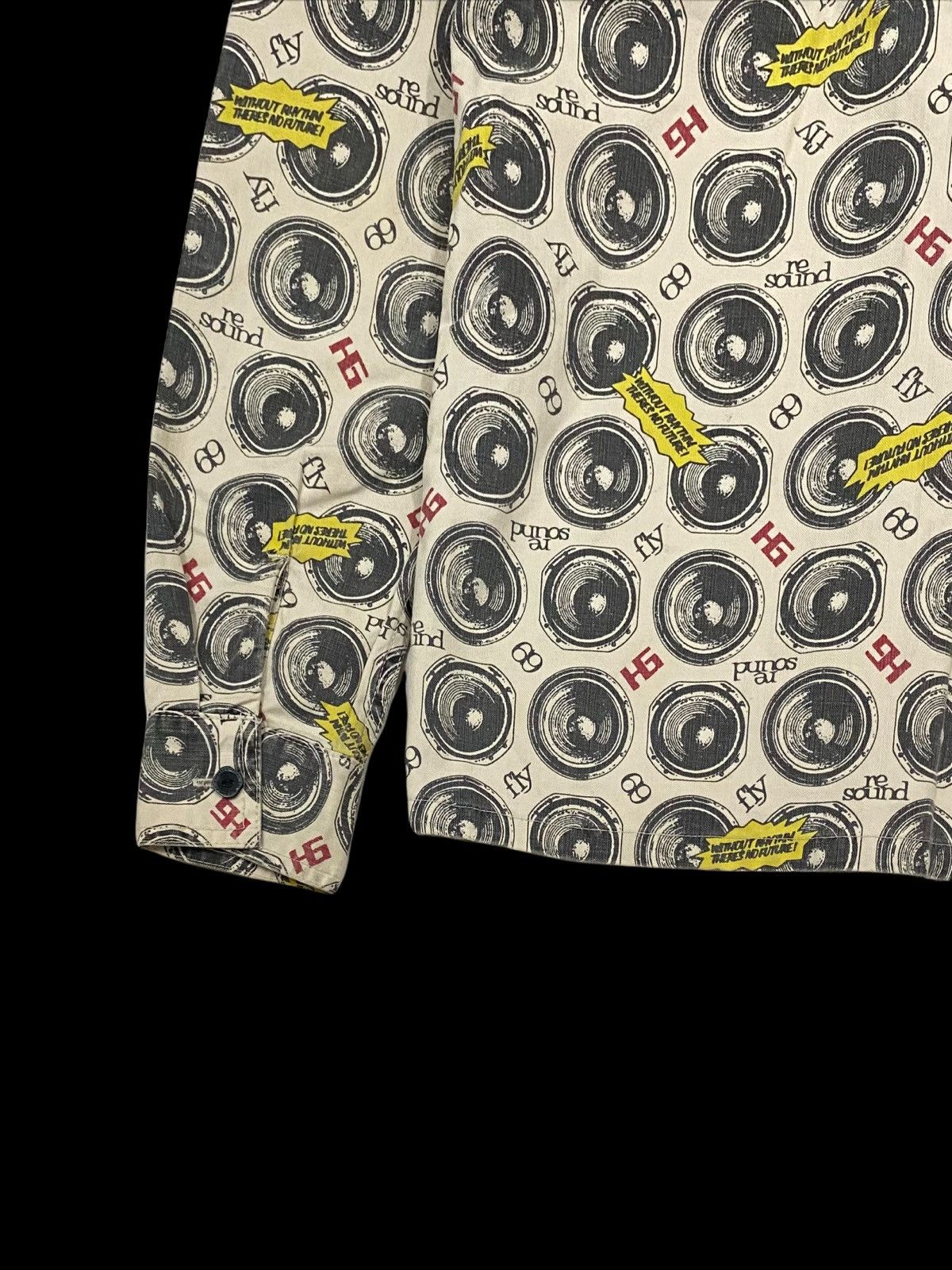 Hysteric Glamour × Seditionaries VTG HYSTERIC GLAMOUR RE SOUND OVERPRINT WORKWEAR JACKET Size US S / EU 44-46 / 1 - 12 Thumbnail