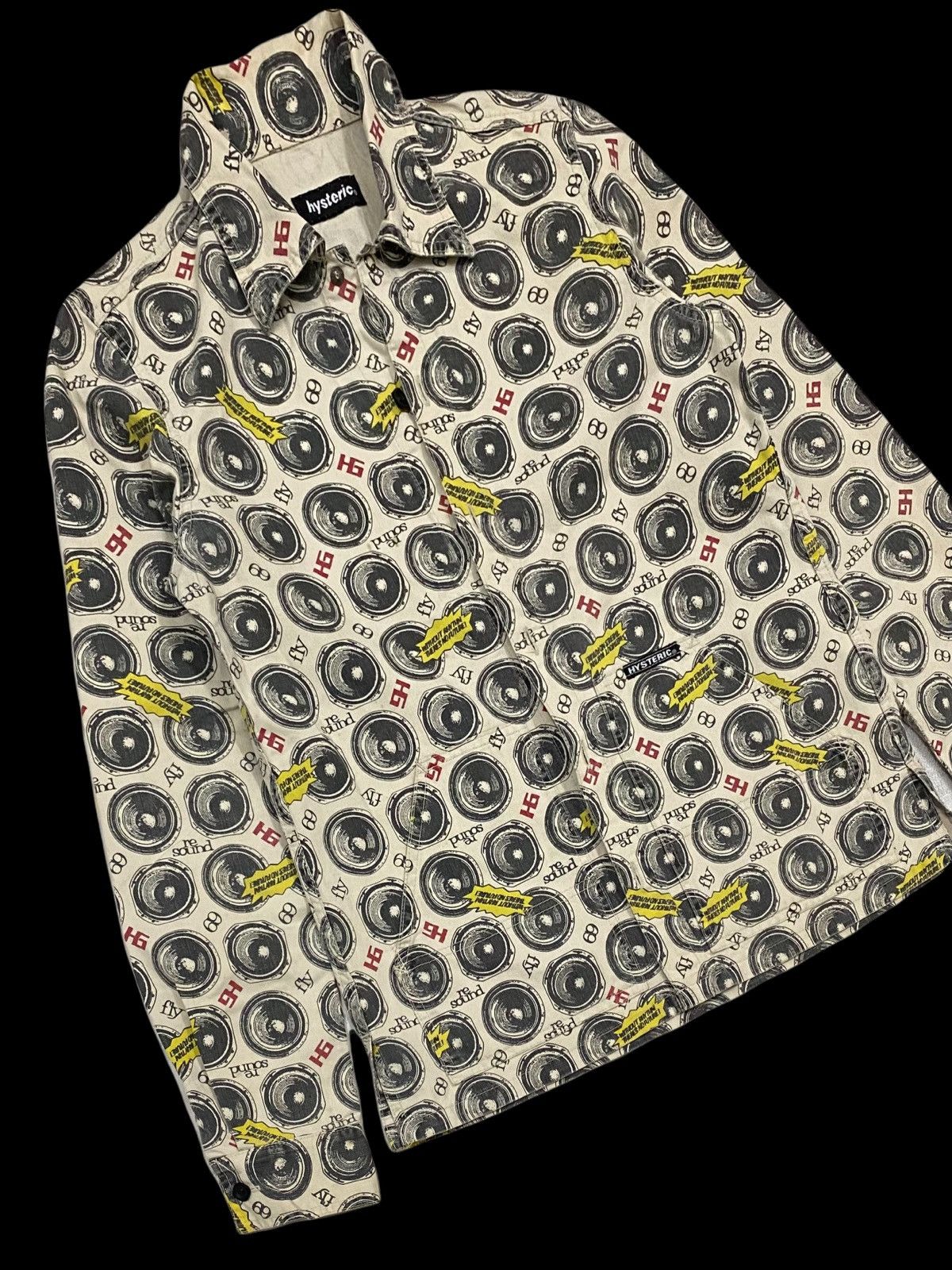 Hysteric Glamour × Seditionaries VTG HYSTERIC GLAMOUR RE SOUND OVERPRINT WORKWEAR JACKET Size US S / EU 44-46 / 1 - 7 Thumbnail