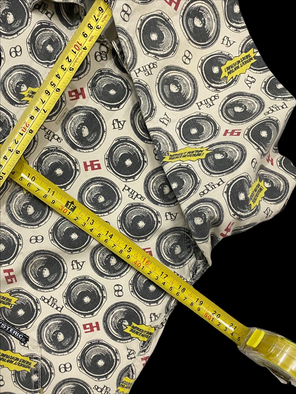 Hysteric Glamour × Seditionaries VTG HYSTERIC GLAMOUR RE SOUND OVERPRINT WORKWEAR JACKET Size US S / EU 44-46 / 1 - 19 Thumbnail