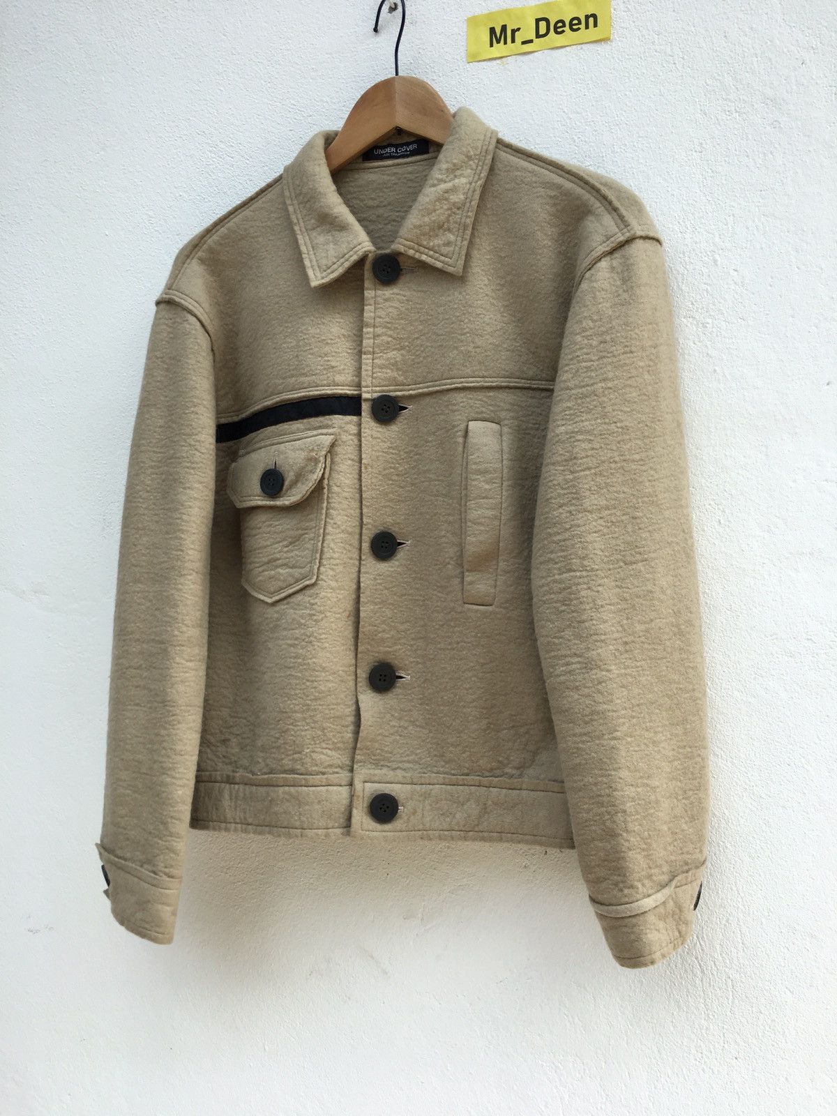 Jun Takahashi Vintage 90s Undercover Jun Takahashi Wool Light Jacket Size US S / EU 44-46 / 1 - 3 Thumbnail