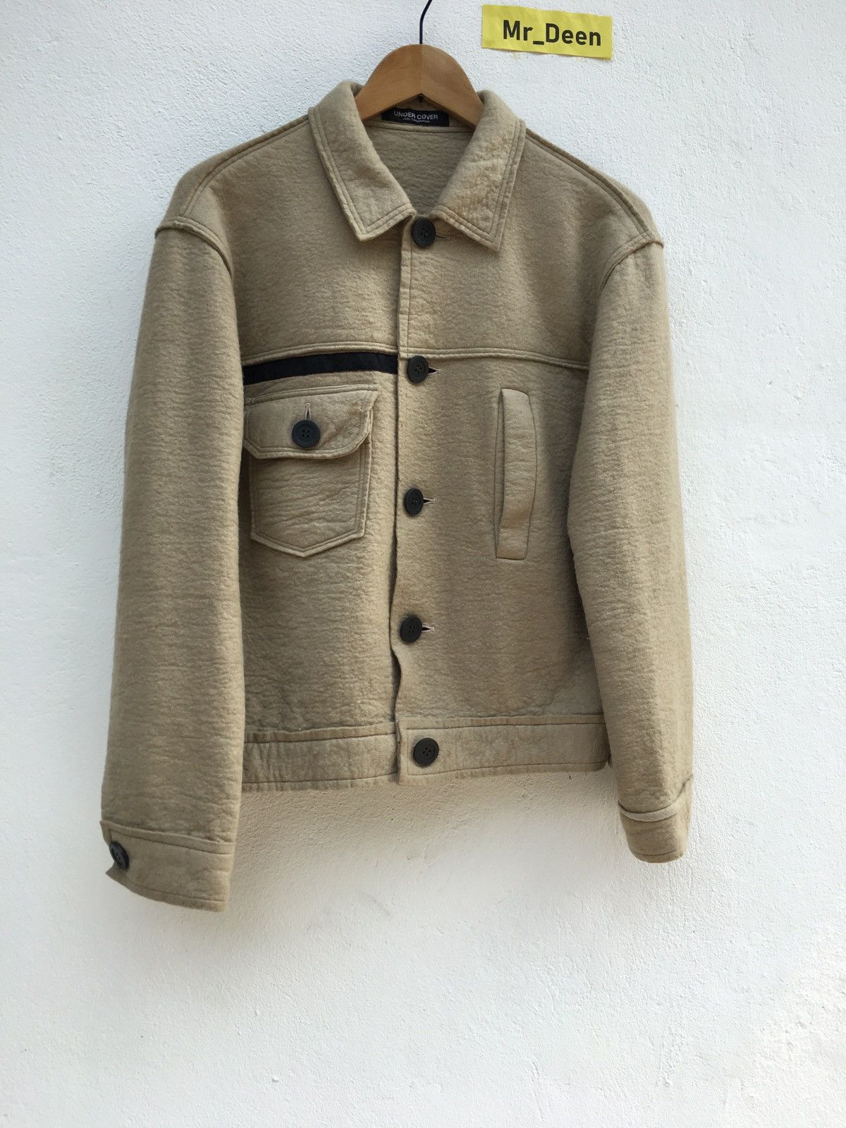Jun Takahashi Vintage 90s Undercover Jun Takahashi Wool Light Jacket Size US S / EU 44-46 / 1 - 2 Thumbnail