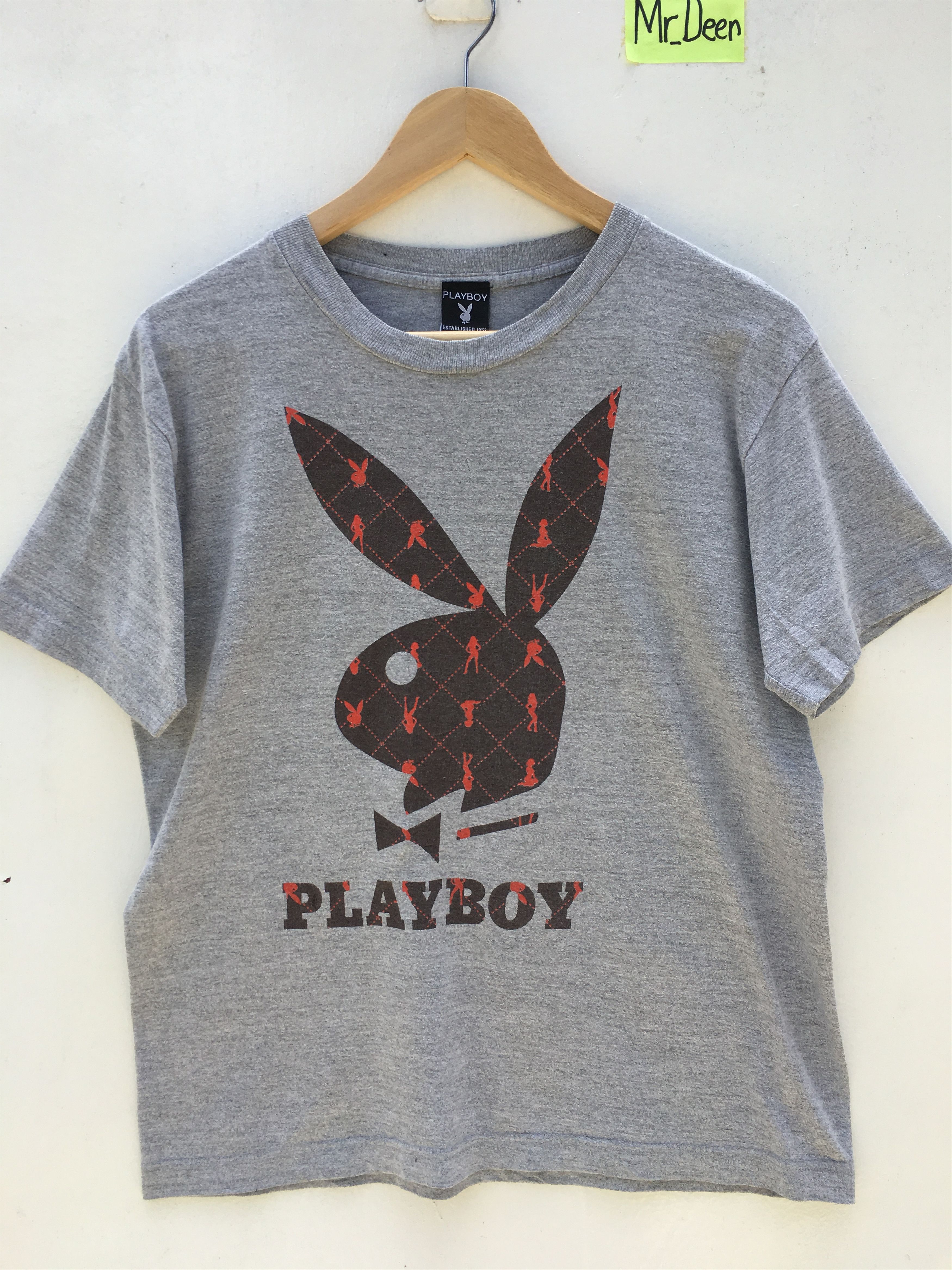 Playboy Vintage Playboy Tshirt Big Bunny Head Spellout Logos Size US M / EU 48-50 / 2 - 1 Thumbnail