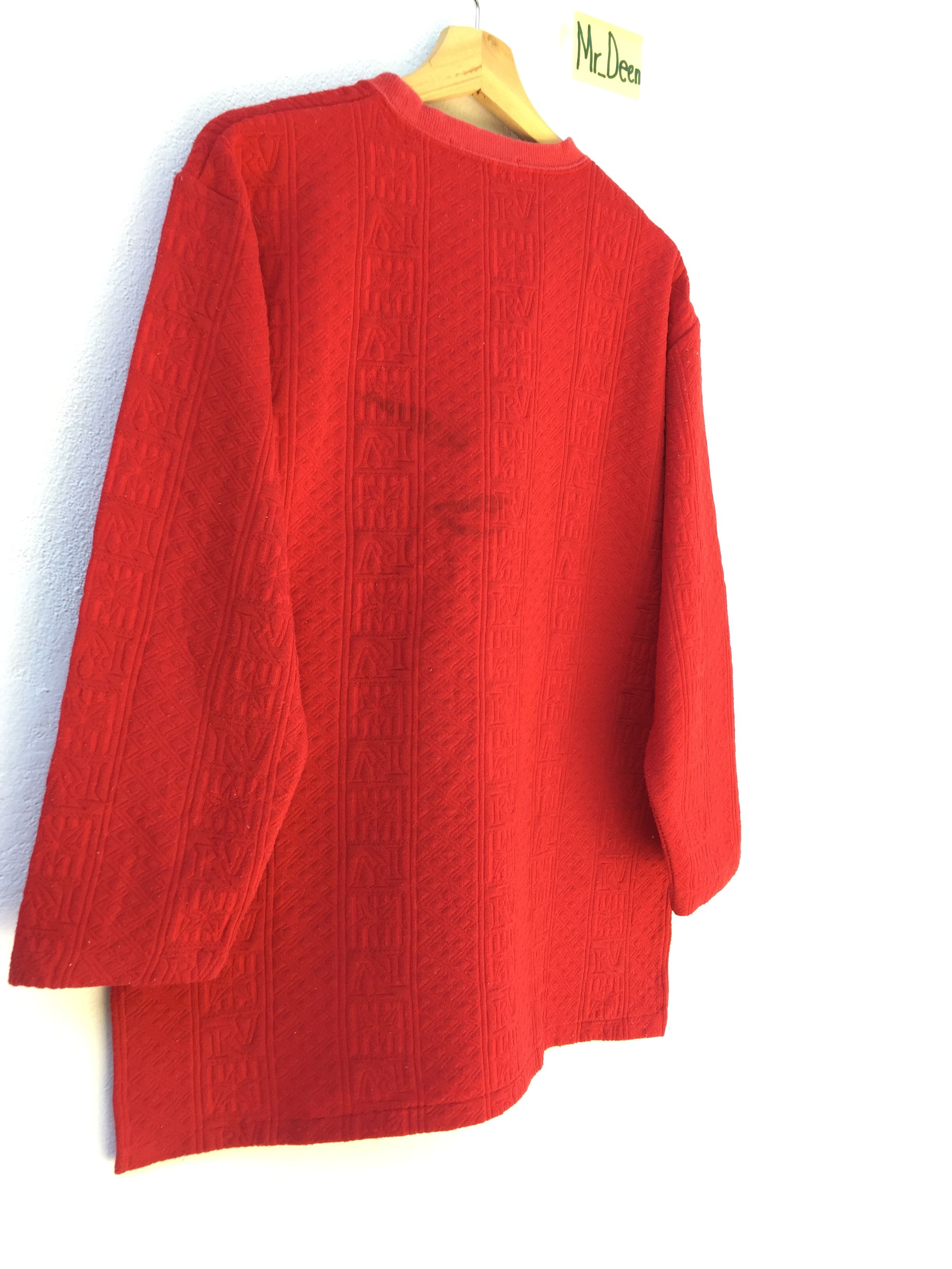 Valentino Vintage Rudolph Valentino Sweatshirt Embroidery Big Logo Size US L / EU 52-54 / 3 - 9 Thumbnail