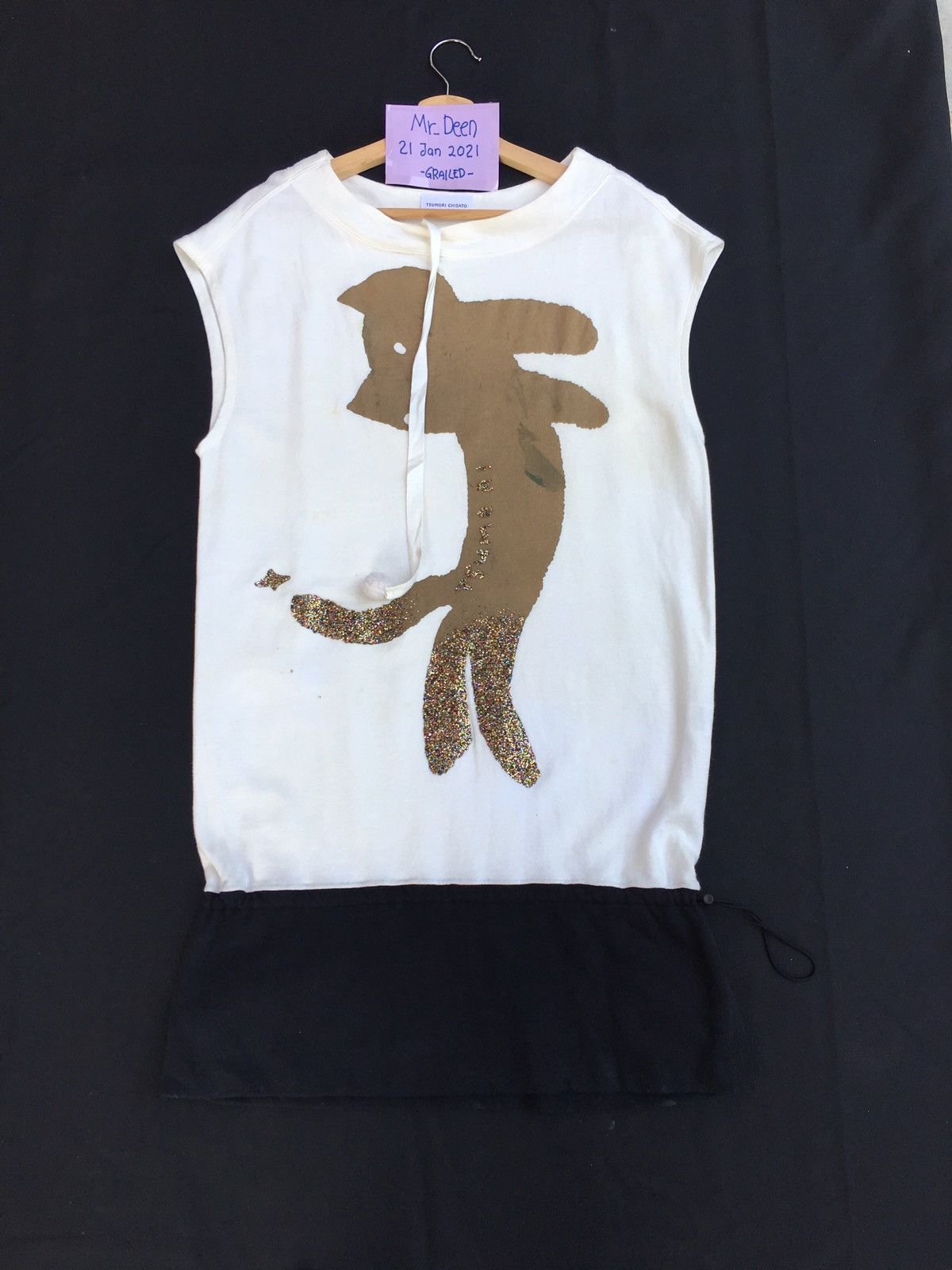 Issey Miyake Tsumori Chisato Issey Miyake Cat Glitter Drawsting Shirt Size US M / EU 48-50 / 2 - 1 Thumbnail