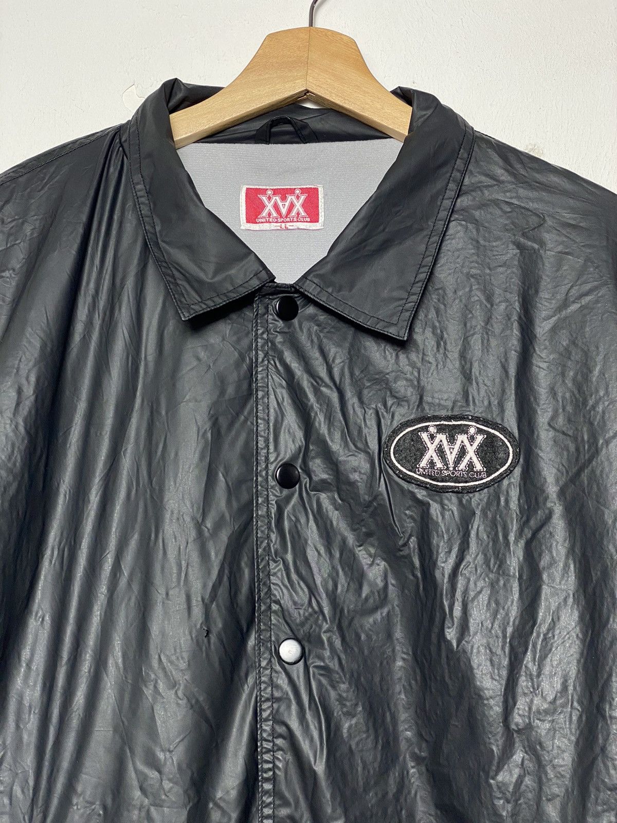 Japanese Brand Vintage XaX Sport Club Racing Leather Coach Jacket Size US XL / EU 56 / 4 - 2 Thumbnail