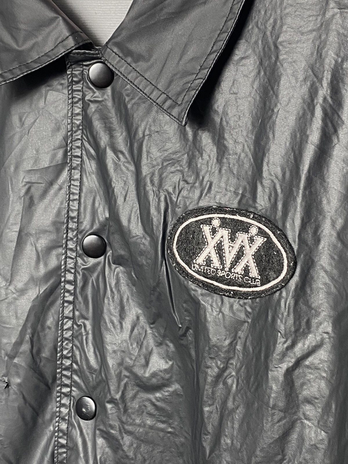 Japanese Brand Vintage XaX Sport Club Racing Leather Coach Jacket Size US XL / EU 56 / 4 - 3 Thumbnail