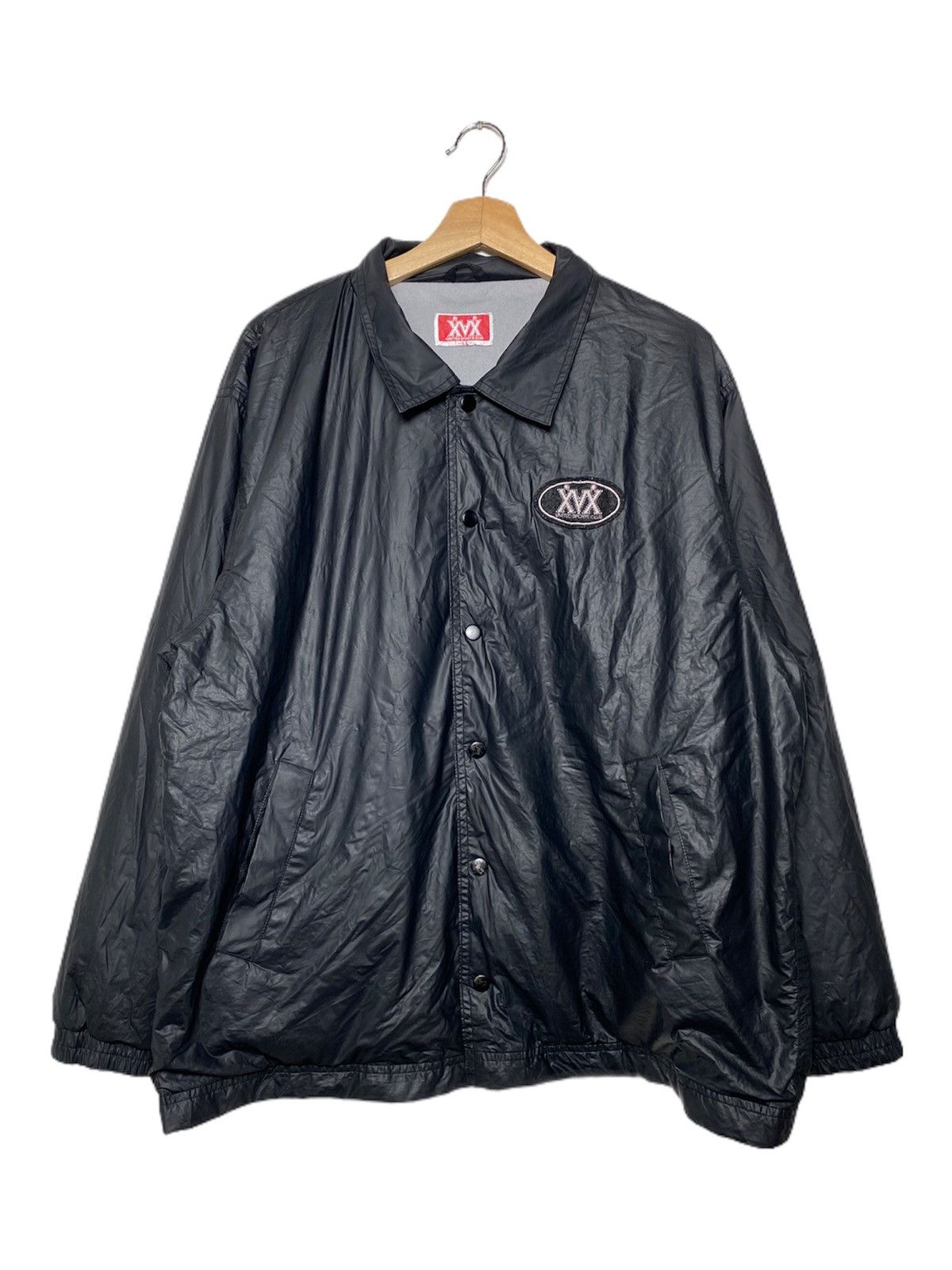 Japanese Brand Vintage XaX Sport Club Racing Leather Coach Jacket Size US XL / EU 56 / 4 - 1 Thumbnail