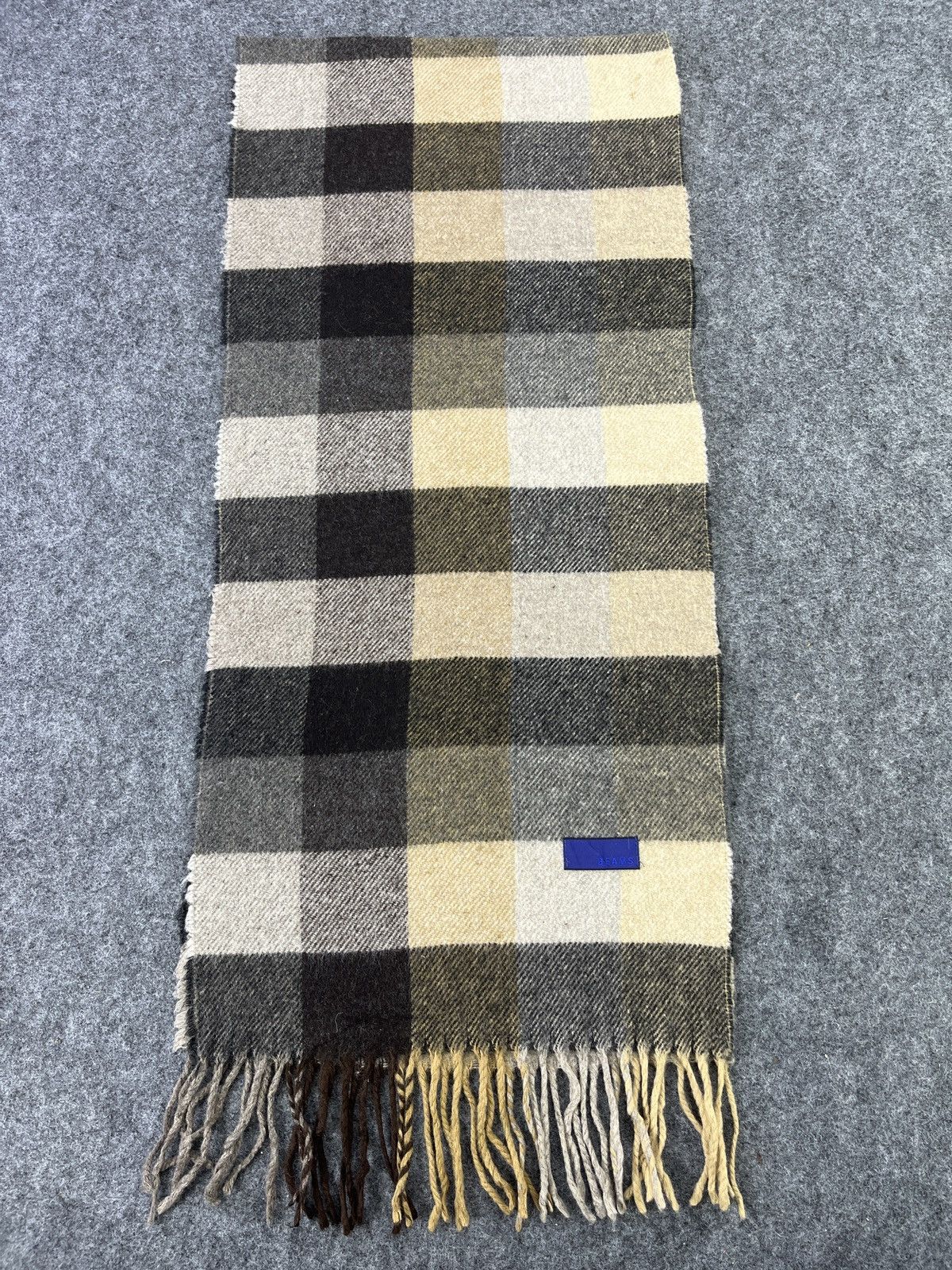 Beams Plus × Vintage Beams Plus Scarf / Muffler / Neckwear - T356 Size ONE SIZE - 1 Thumbnail