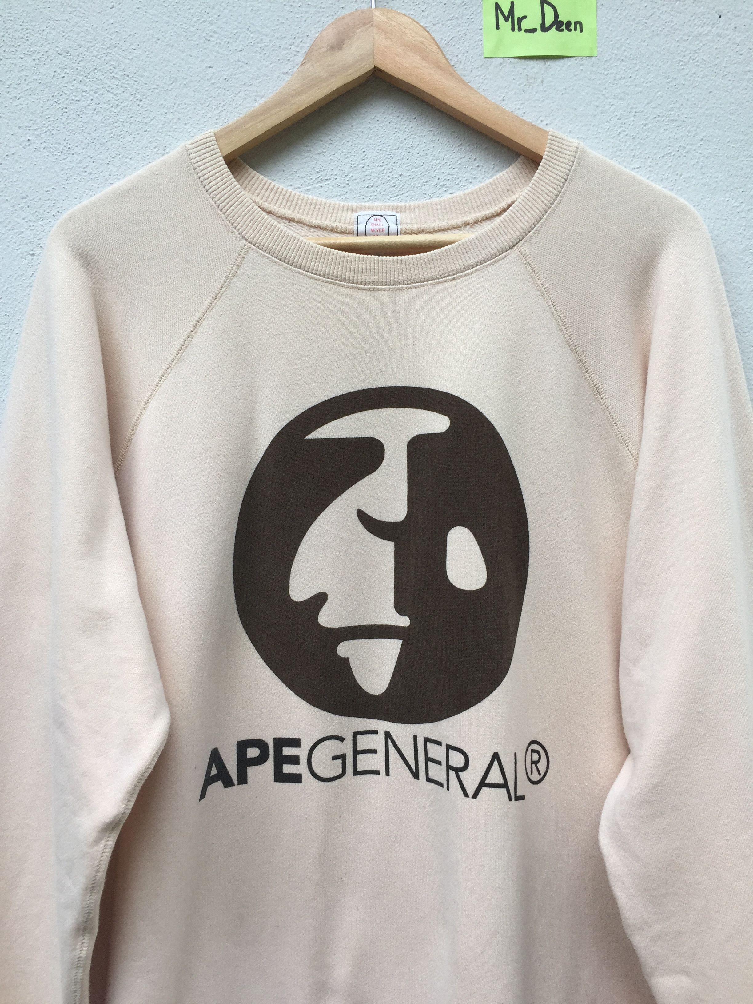 Bape Vintage BAPE Ape General Crewneck Sweatshirt Size US L / EU 52-54 / 3 - 4 Thumbnail