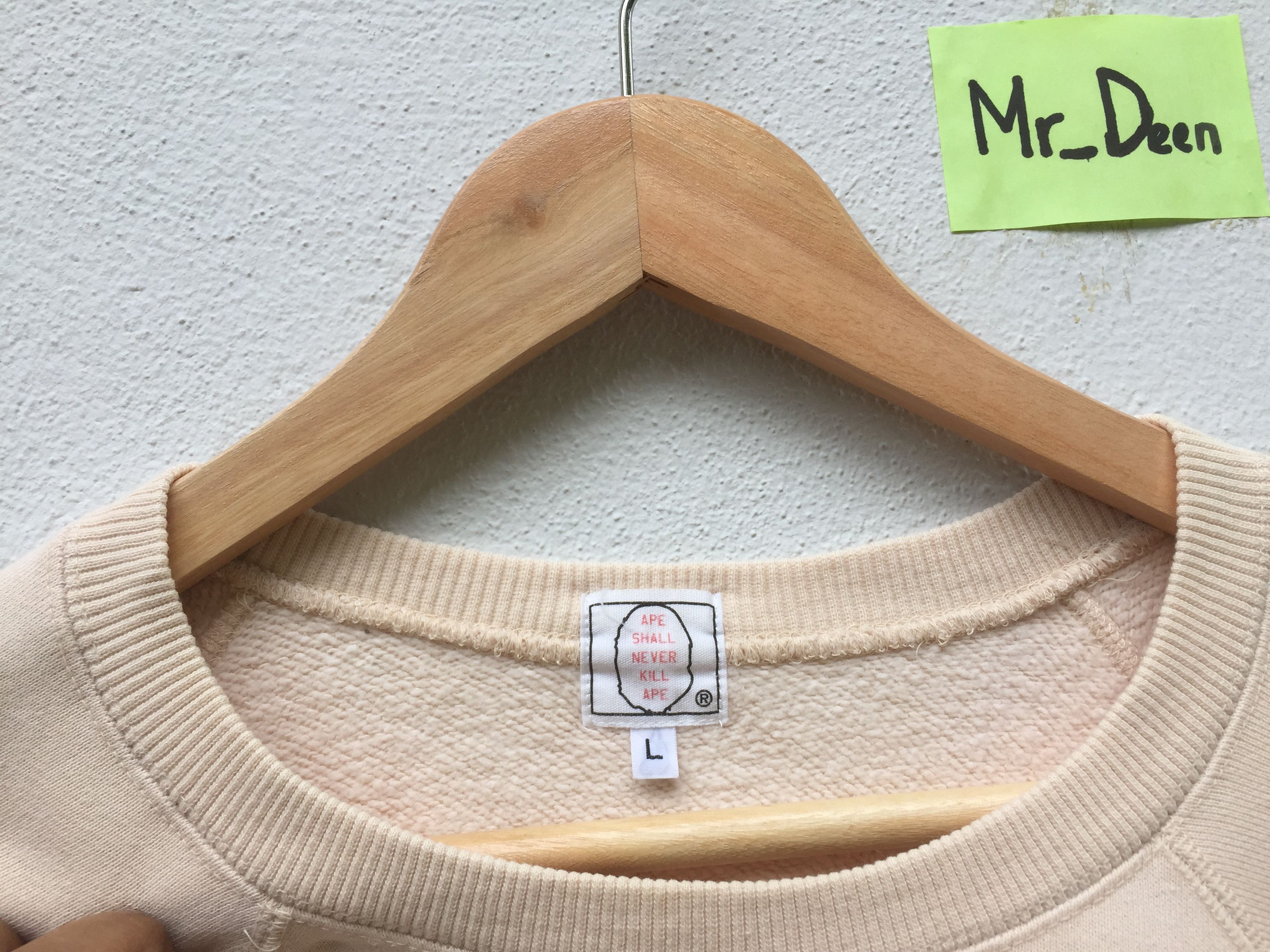 Bape Vintage BAPE Ape General Crewneck Sweatshirt Size US L / EU 52-54 / 3 - 6 Thumbnail