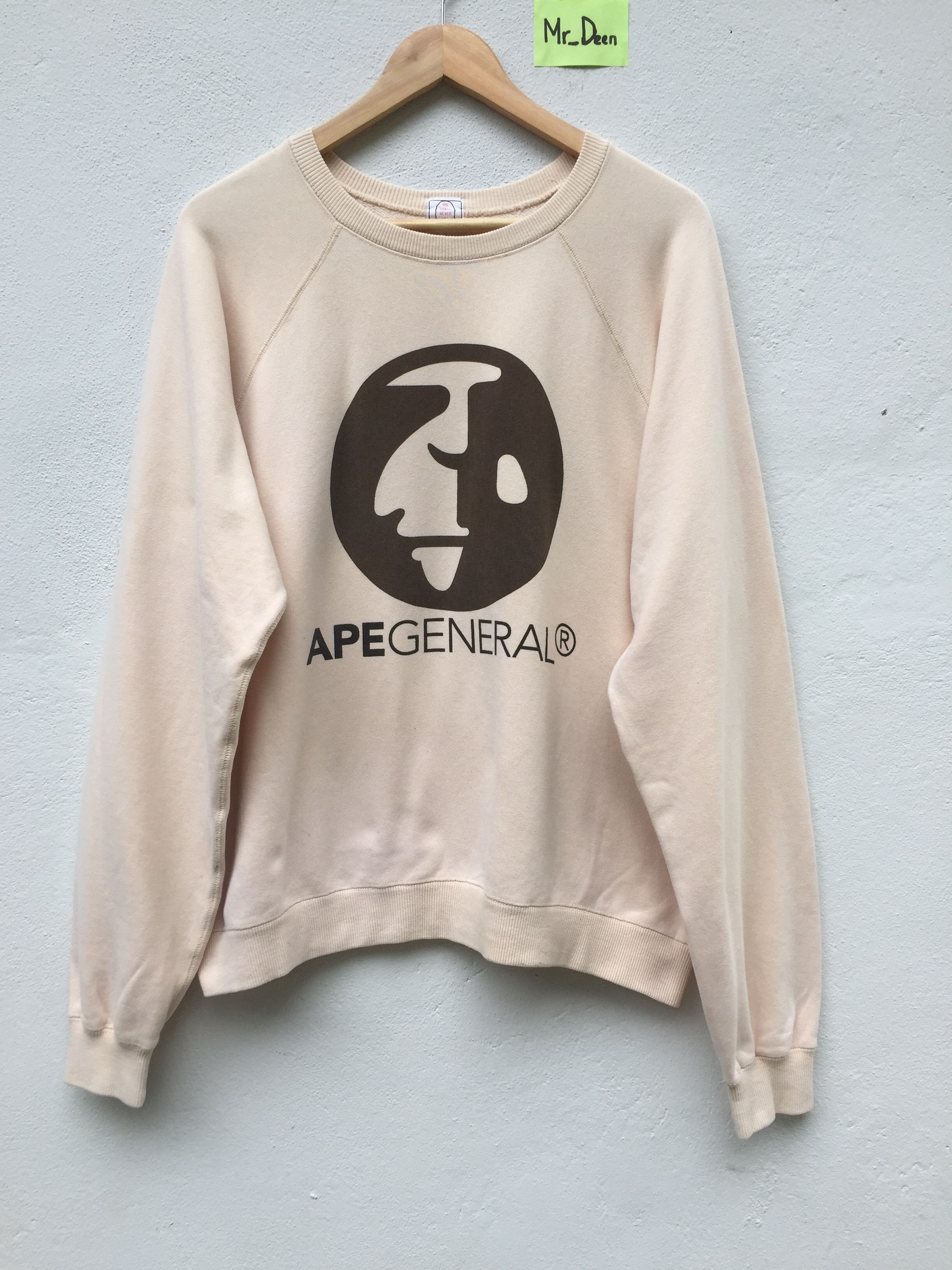Bape Vintage BAPE Ape General Crewneck Sweatshirt Size US L / EU 52-54 / 3 - 1 Thumbnail