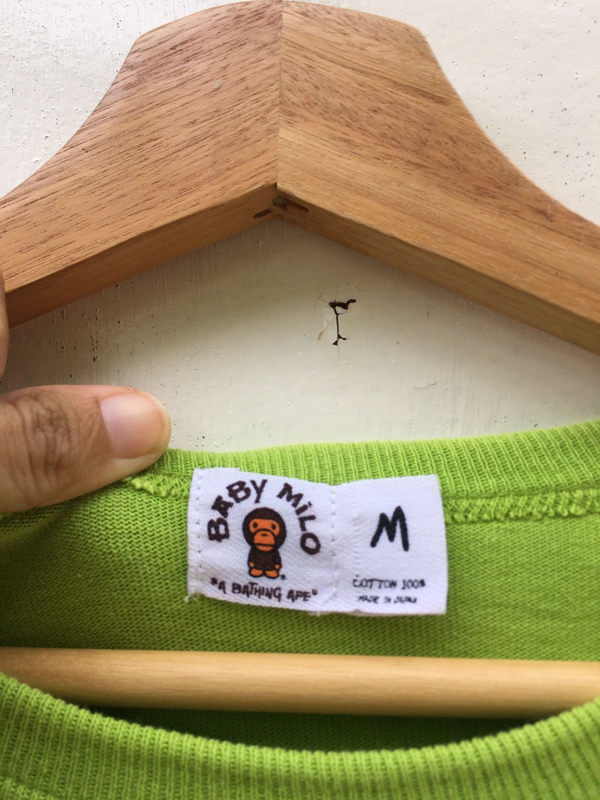 Bape Vintage 2006 BAPE X Baby Milo Big Logo Sweatshirt Size US M / EU 48-50 / 2 - 9 Thumbnail