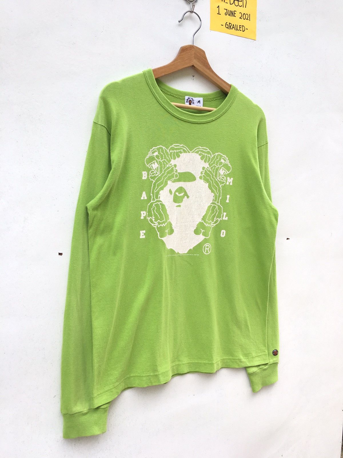 Bape Vintage 2006 BAPE X Baby Milo Big Logo Sweatshirt Size US M / EU 48-50 / 2 - 2 Thumbnail
