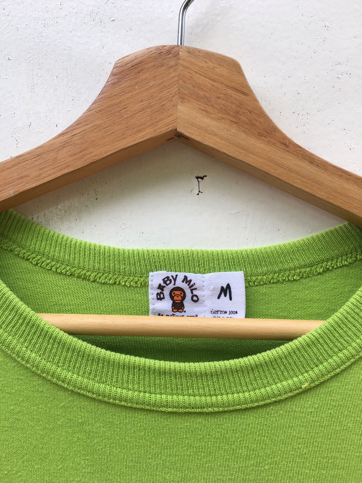 Bape Vintage 2006 BAPE X Baby Milo Big Logo Sweatshirt Size US M / EU 48-50 / 2 - 8 Thumbnail