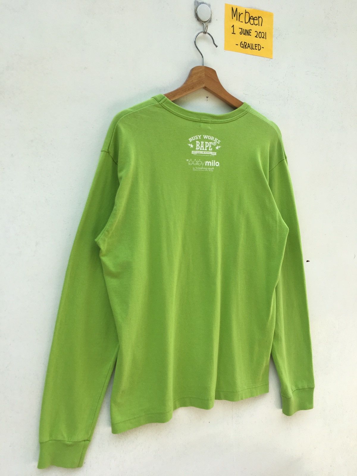 Bape Vintage 2006 BAPE X Baby Milo Big Logo Sweatshirt Size US M / EU 48-50 / 2 - 15 Thumbnail
