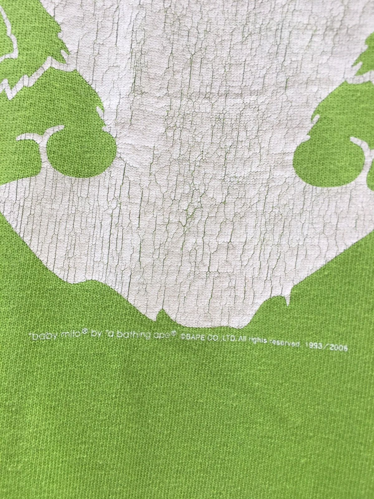 Bape Vintage 2006 BAPE X Baby Milo Big Logo Sweatshirt Size US M / EU 48-50 / 2 - 6 Thumbnail