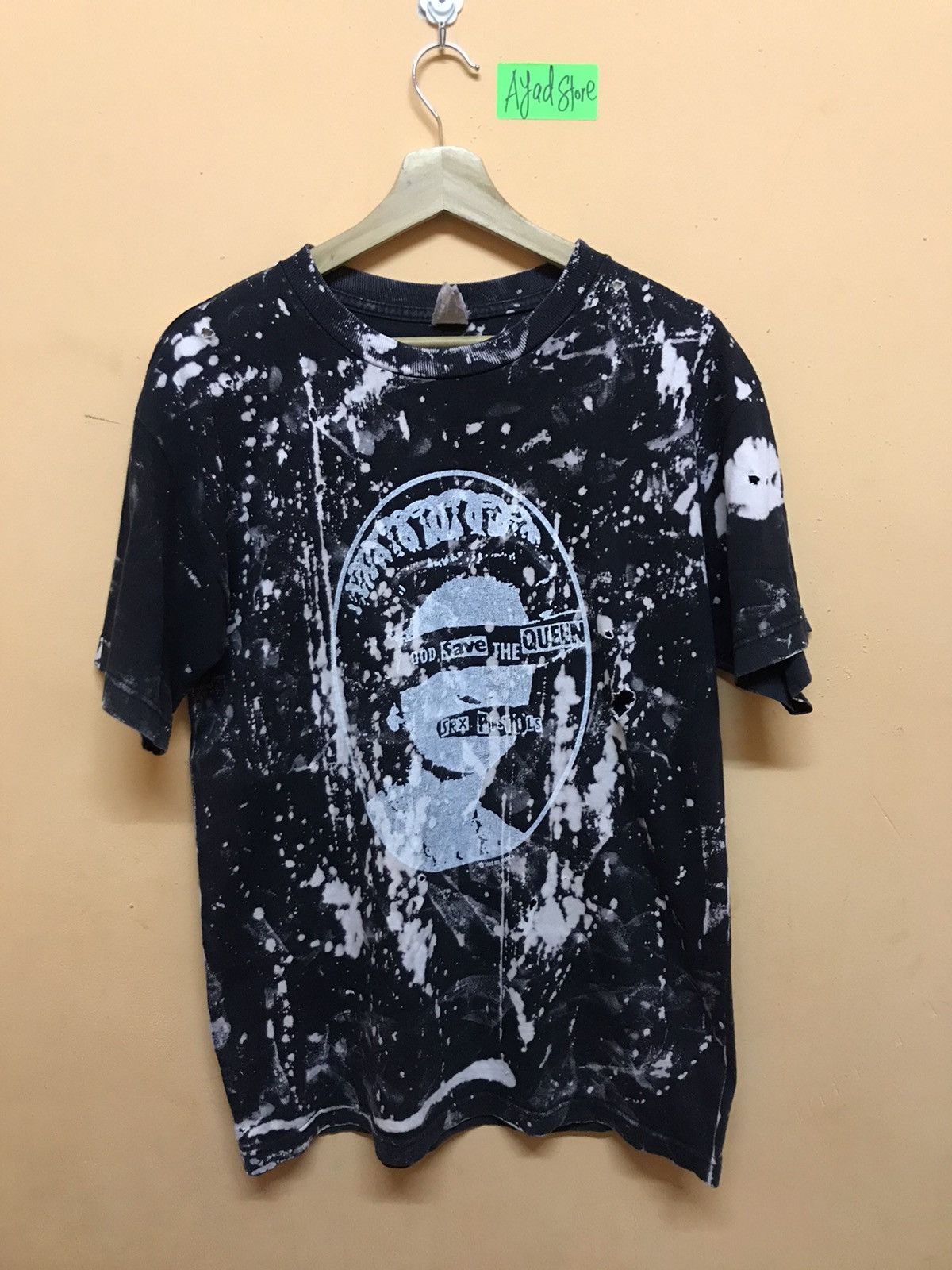 Band Tees × Vintage ‼️RARE‼️SEX PISTOLS PUNK BAND MOSQIUTOHEAD DESIGN Size US M / EU 48-50 / 2 - 1 Thumbnail