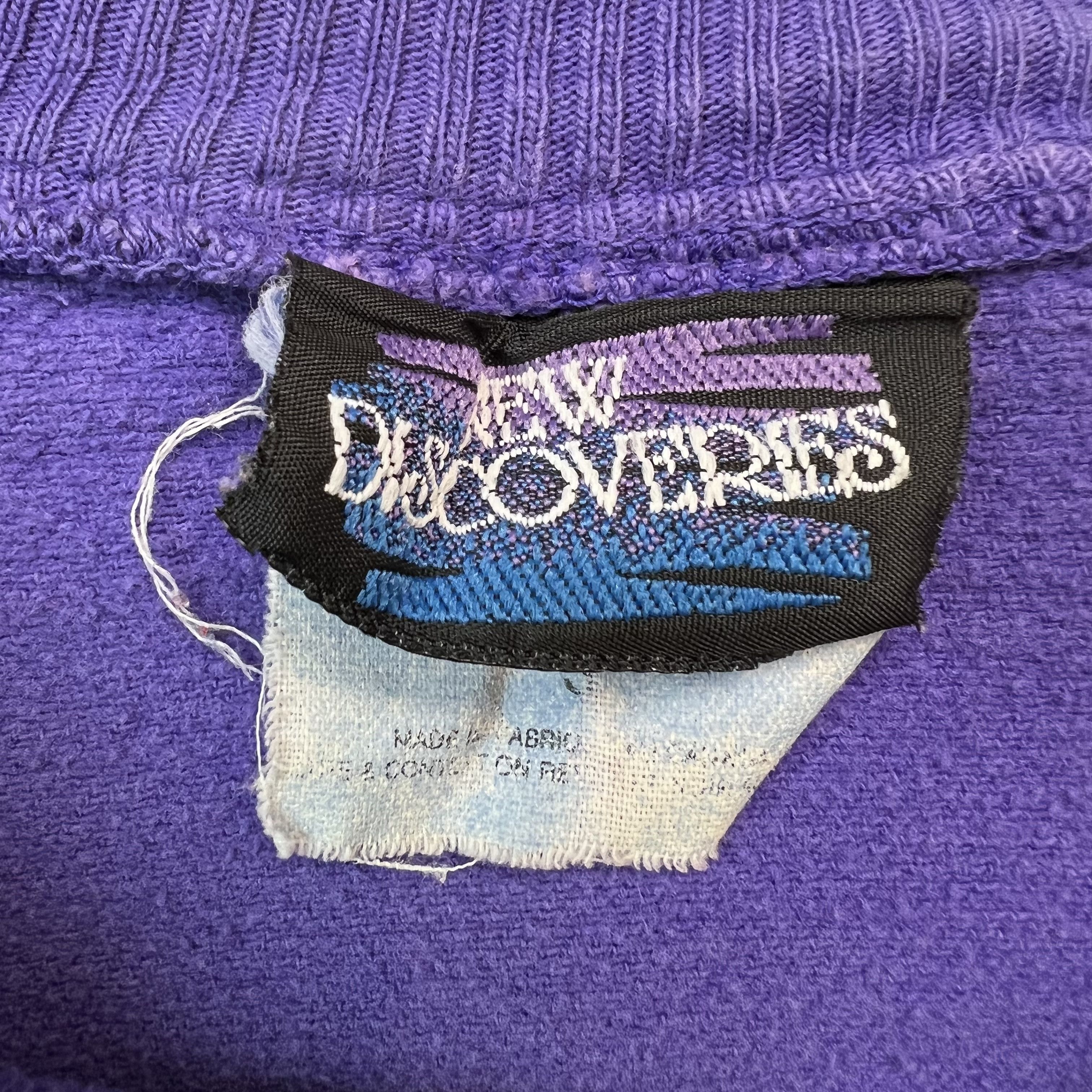 Vintage Vintage Blank Sweatshirt Small Faded 90s Pullover Crewneck Size US S / EU 44-46 / 1 - 5 Thumbnail