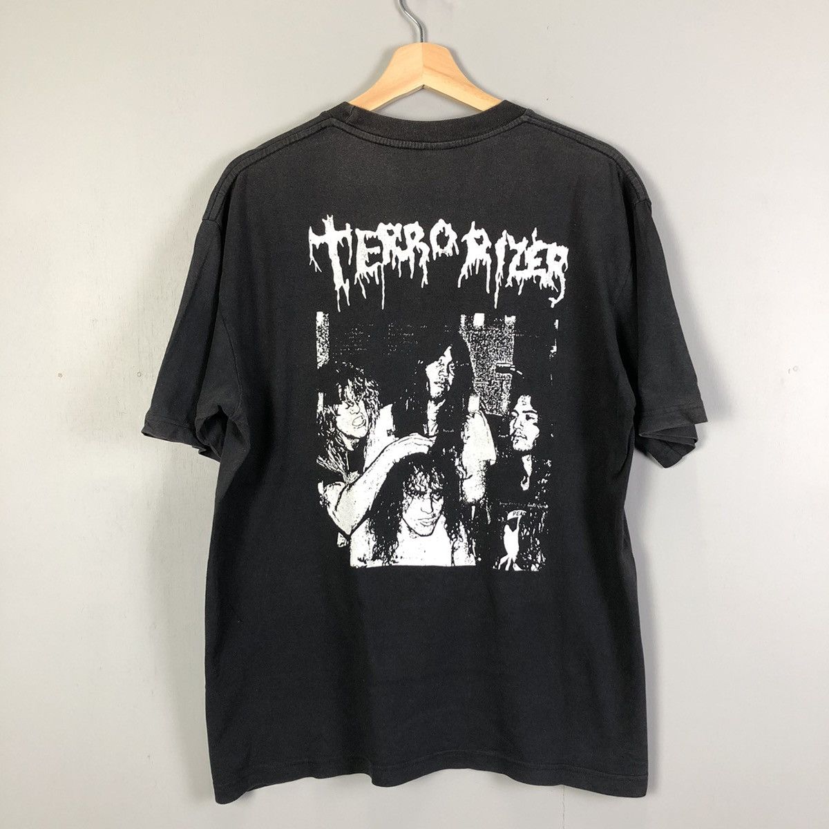 Band Tees Vintage Terrorizer World Downfall Sunfaded Tshirt Size US L / EU 52-54 / 3 - 8 Thumbnail