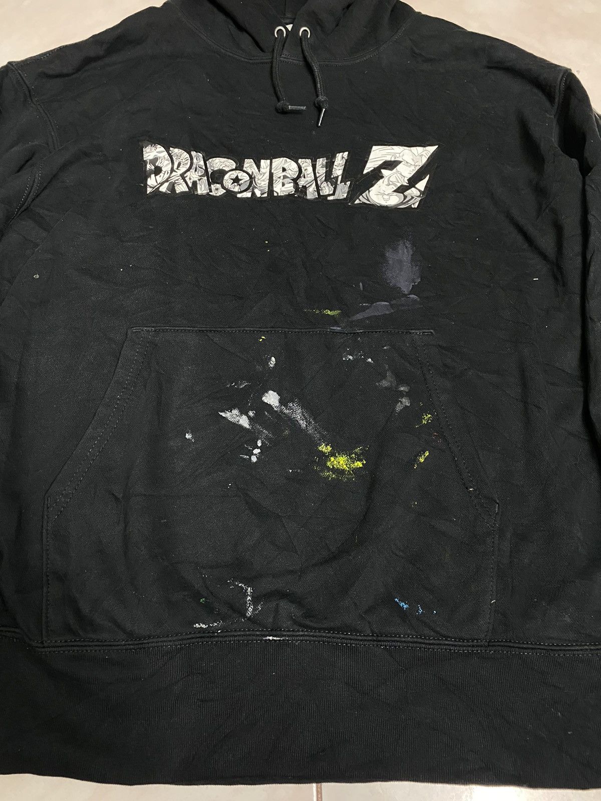 Anime × Japanese Brand × Uniqlo Dragonball x Uniqlo Splash Paint Hoodie Size US XL / EU 56 / 4 - 4 Thumbnail
