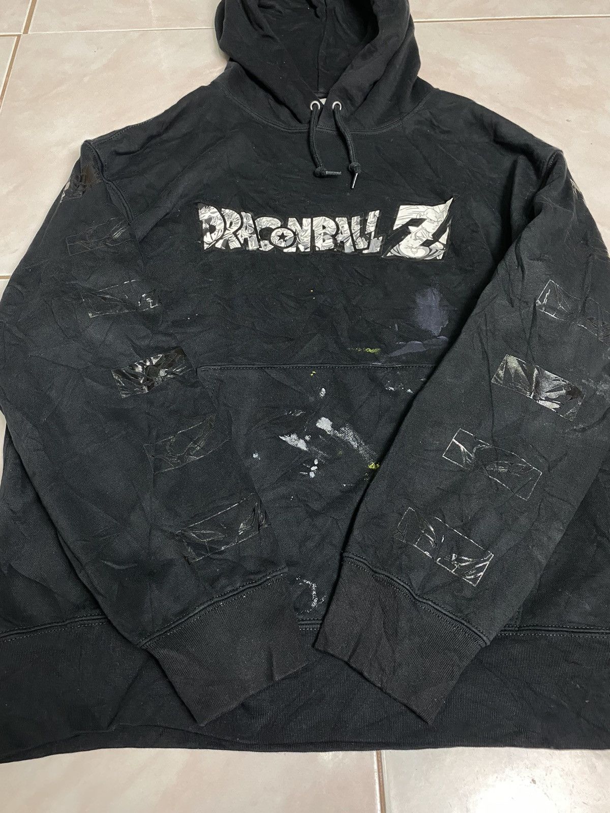 Anime × Japanese Brand × Uniqlo Dragonball x Uniqlo Splash Paint Hoodie Size US XL / EU 56 / 4 - 5 Thumbnail