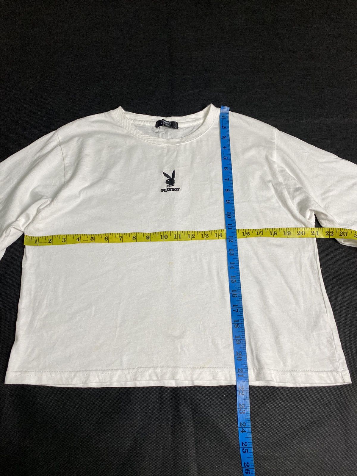 Playboy Playboy Bunny Logo Crop Tee Shirt Size M / US 6-8 / IT 42-44 - 9 Thumbnail