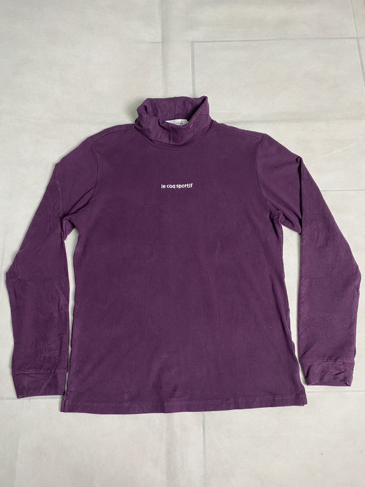 Le Coq Sportif Le Coq Sportif Center Spell Out Turtle Neck Size US S / EU 44-46 / 1 - 1 Thumbnail