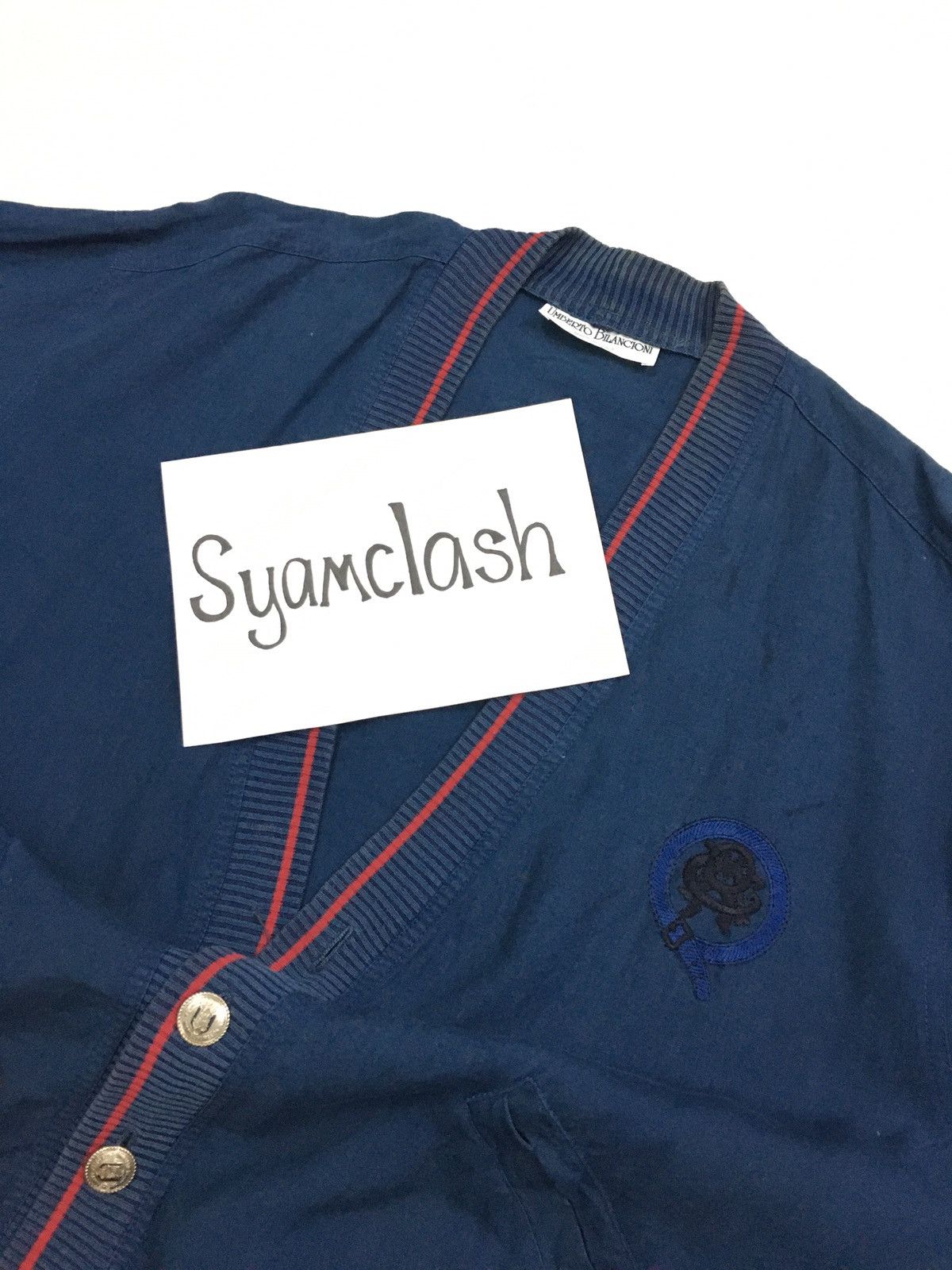 Designer × Vintage Vintage Umberto Bilancioni Made In Italy Embroidery Logo Size US L / EU 52-54 / 3 - 2 Thumbnail