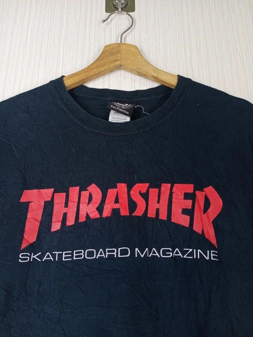 Thrasher × Vintage Rare Thrasher Resurrection Skate Destroy Tshirt Size US M / EU 48-50 / 2 - 4 Thumbnail