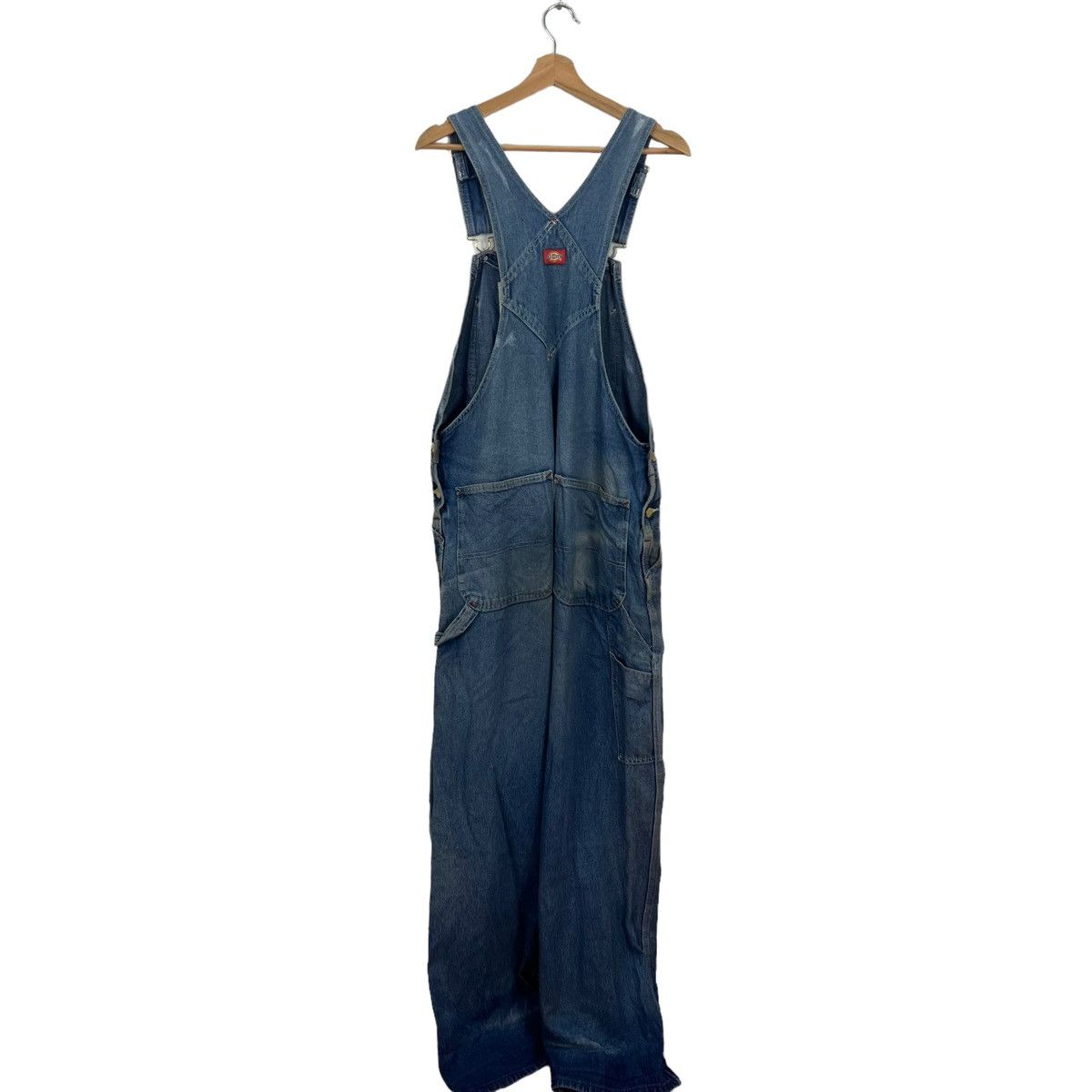 Garment Reproduction of Workers VINTAGE DICKIES USA OVERALL WORKERS DENIM JEANS Size US 34 / EU 50 - 10 Thumbnail
