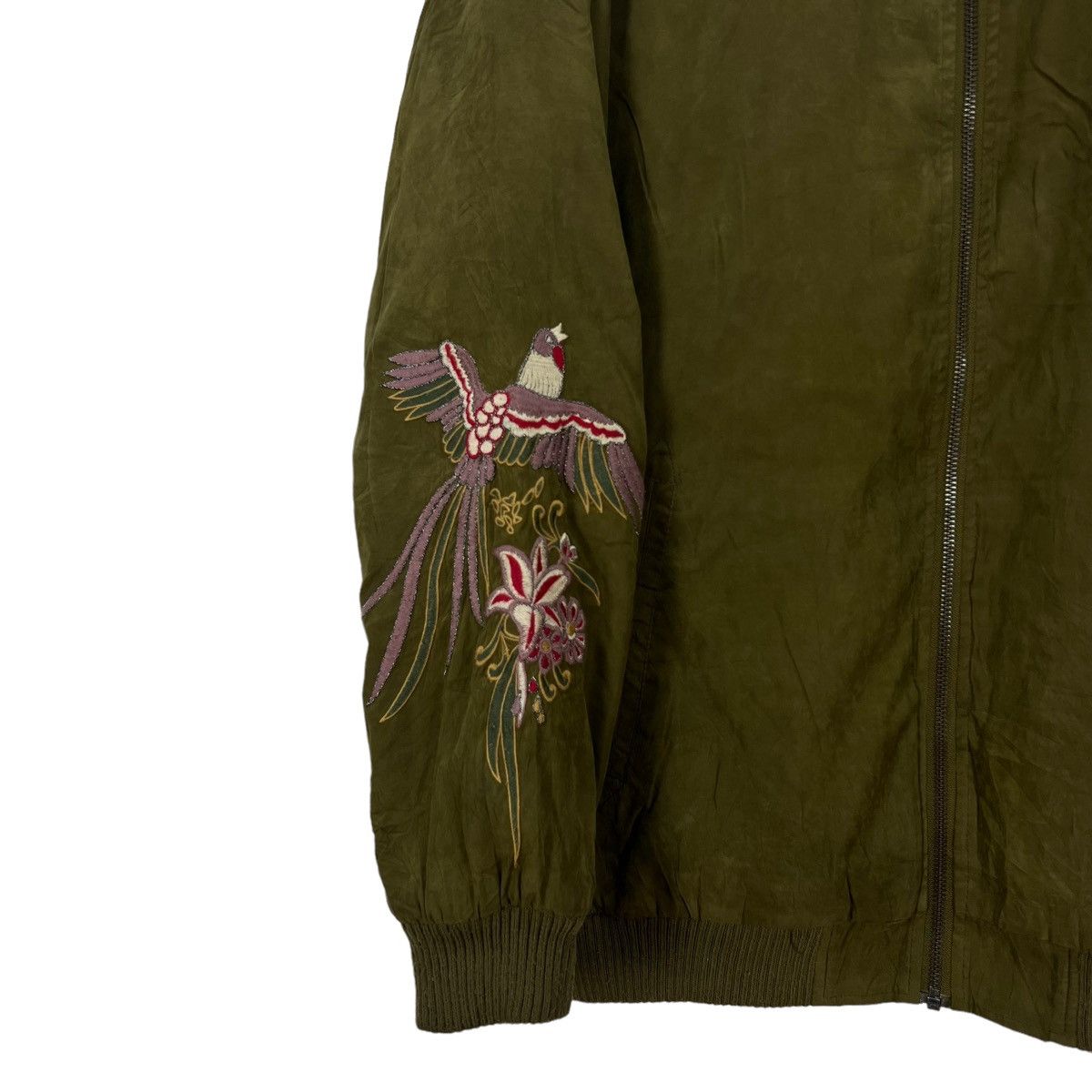 Japanese Brand VINTAGE SUKAJAN JAPAN BOMBER JACKET FULL PRINT Size US M / EU 48-50 / 2 - 9 Thumbnail