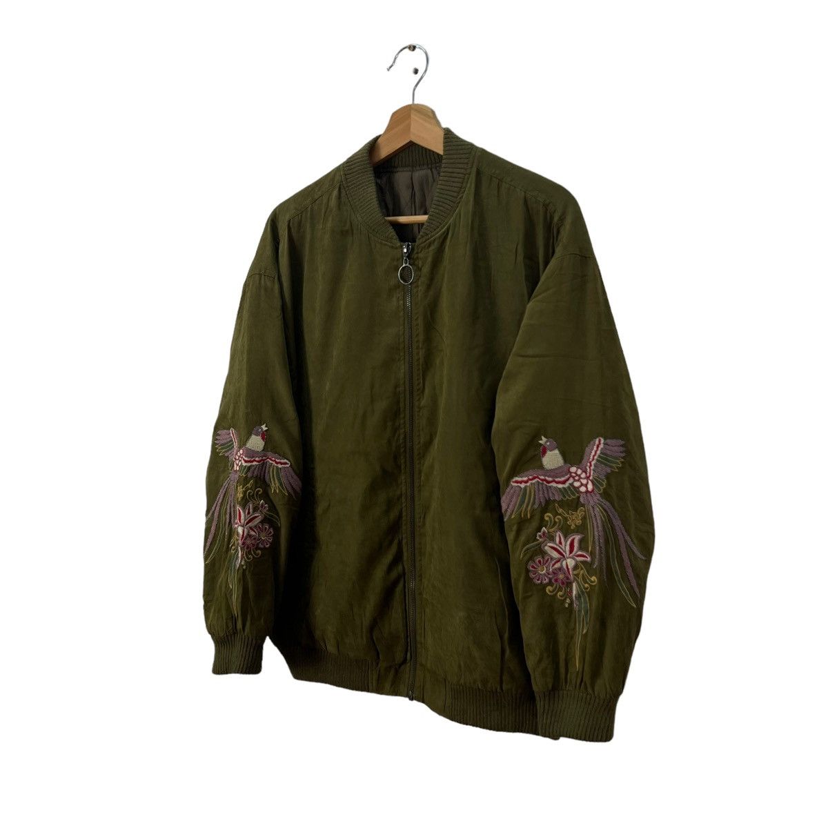 Japanese Brand VINTAGE SUKAJAN JAPAN BOMBER JACKET FULL PRINT Size US M / EU 48-50 / 2 - 10 Thumbnail