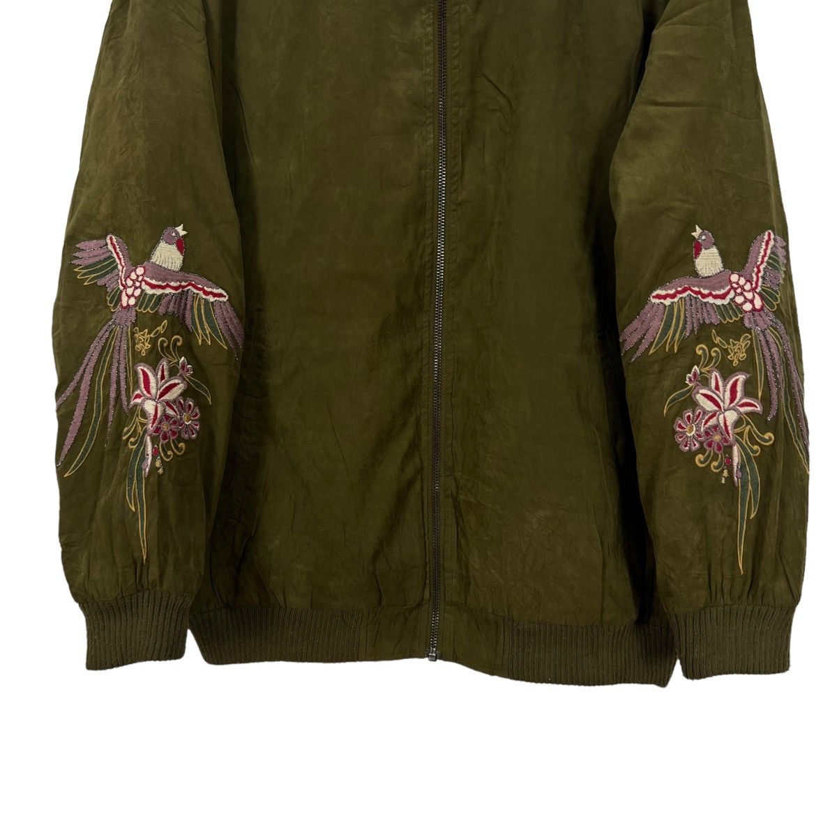 Japanese Brand VINTAGE SUKAJAN JAPAN BOMBER JACKET FULL PRINT Size US M / EU 48-50 / 2 - 8 Thumbnail