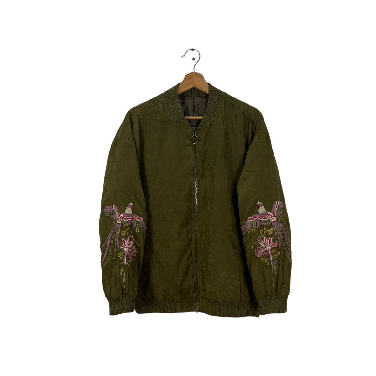 Japanese Brand VINTAGE SUKAJAN JAPAN BOMBER JACKET FULL PRINT Size US M / EU 48-50 / 2 - 1 Thumbnail